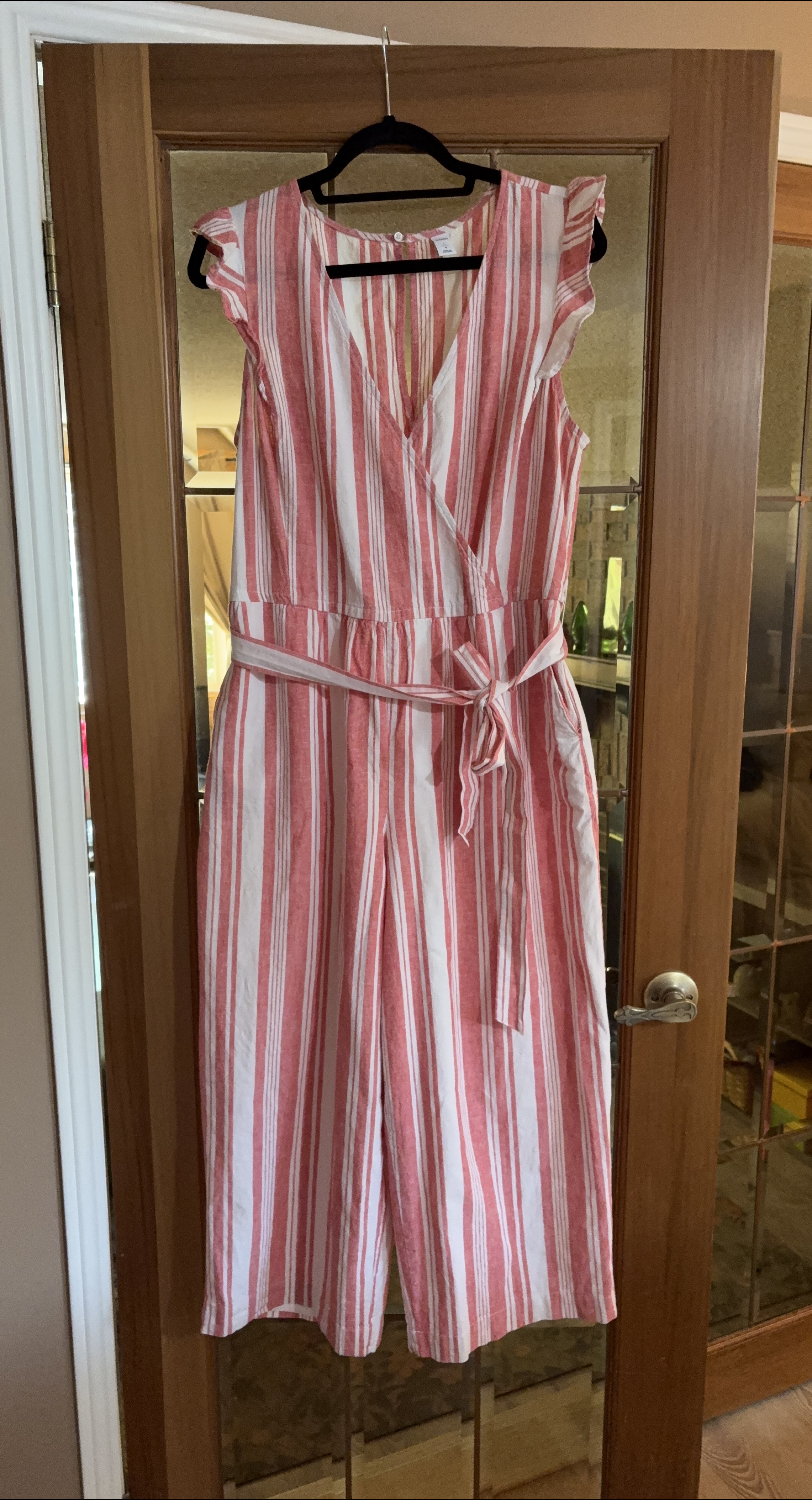Old Navy Striped Jumpsuit - Size Large