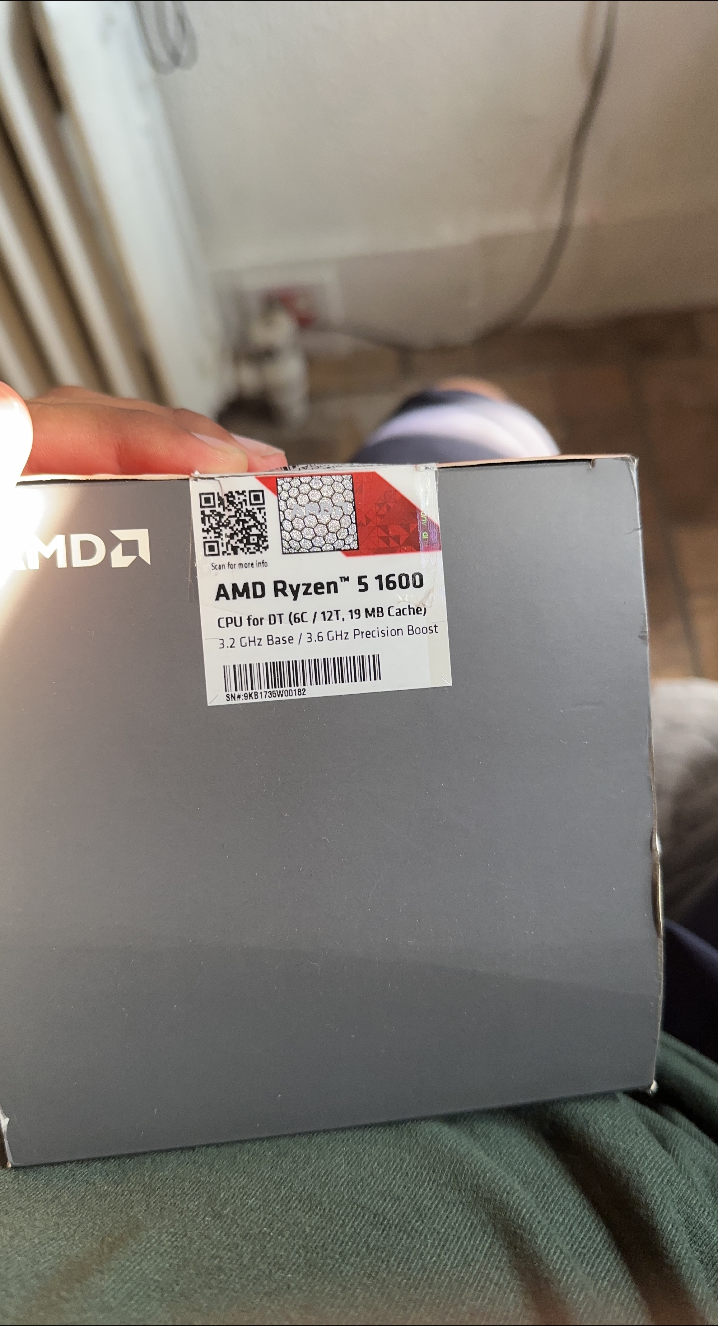 AMD Ryzen 5 1600 CPU thumbnail