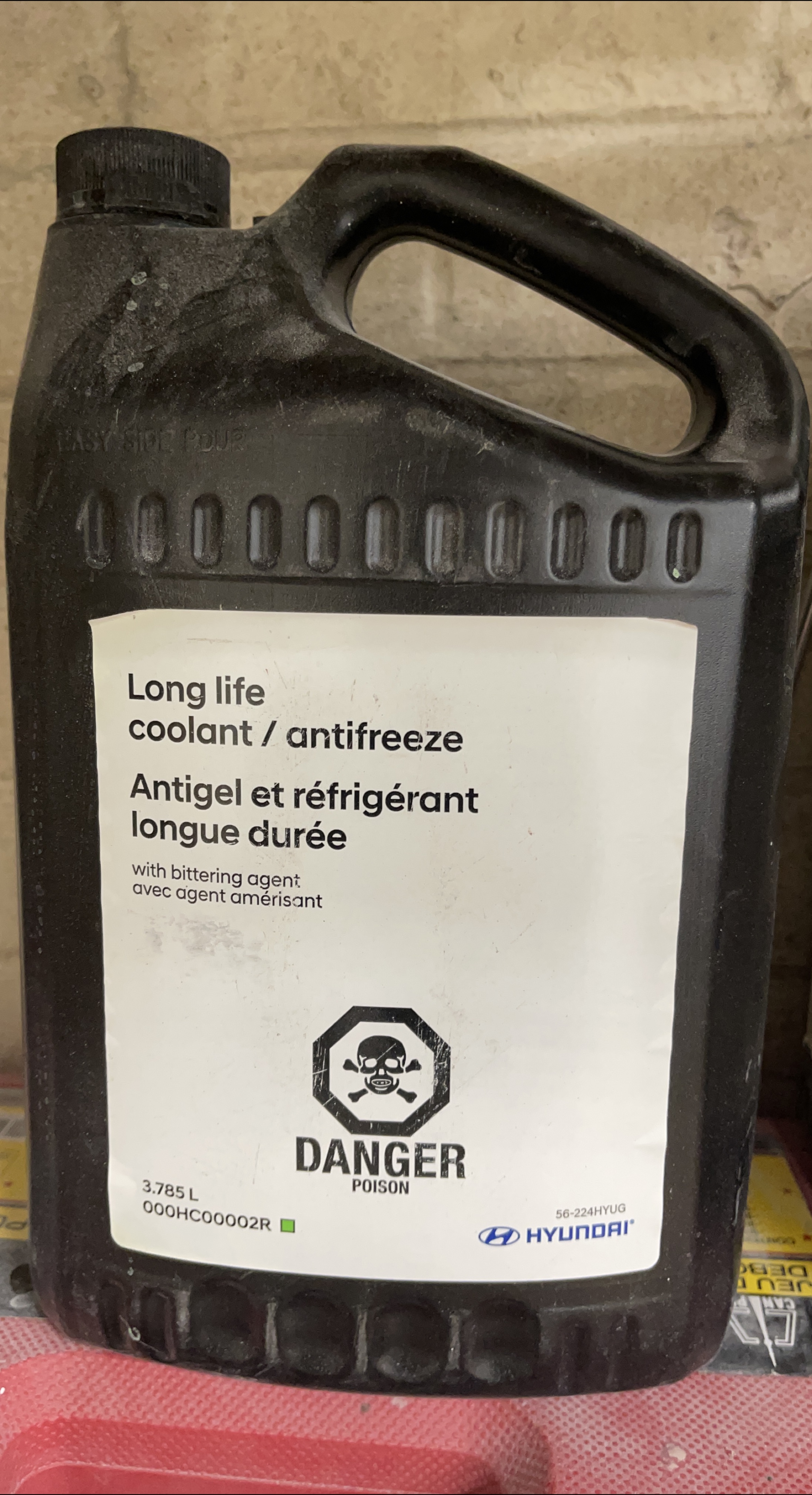 Hyundai Long Life Coolant/Antifreeze - 3.785L thumbnail