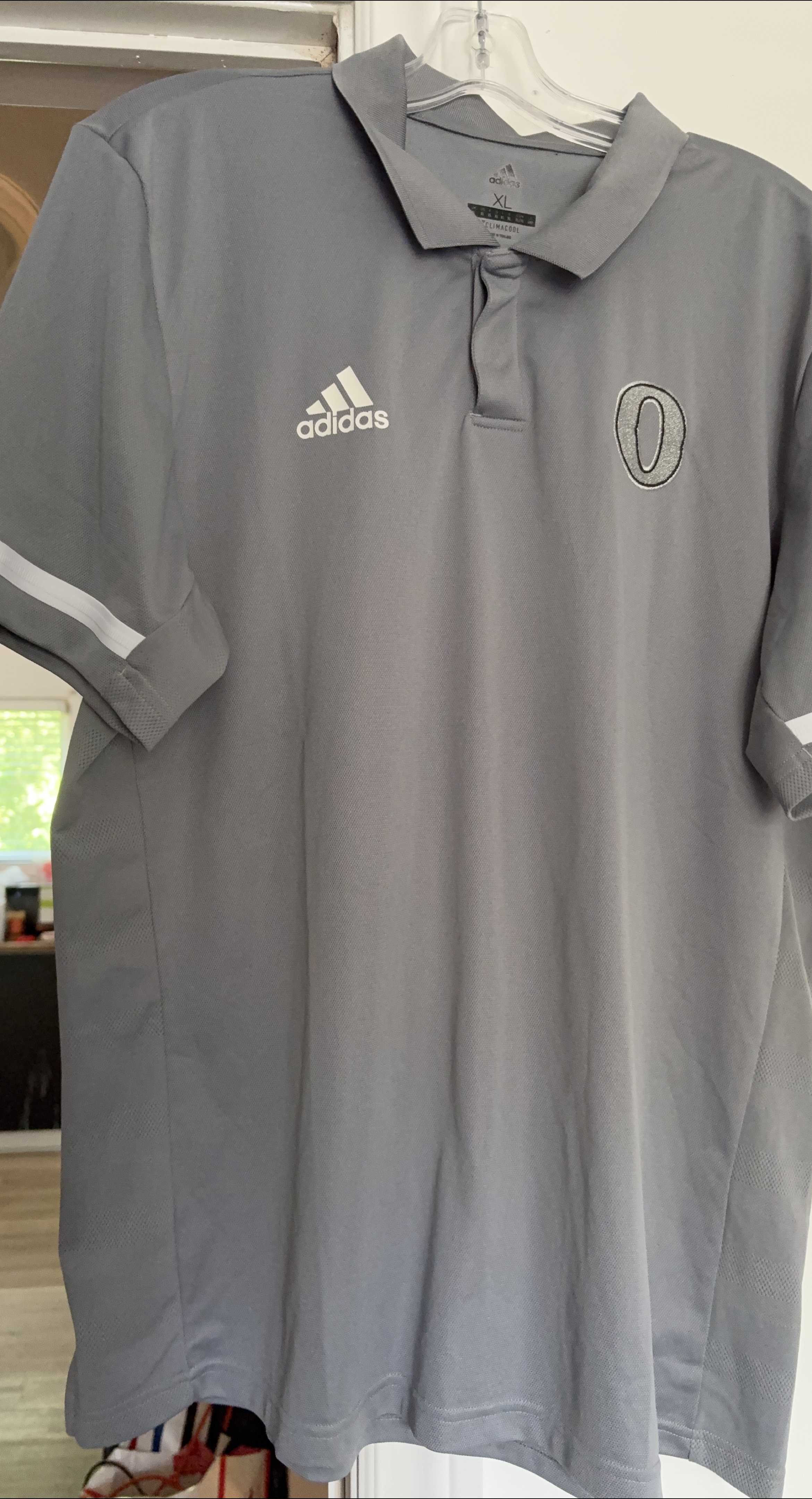 Adidas Grey Polo Shirt - XL thumbnail