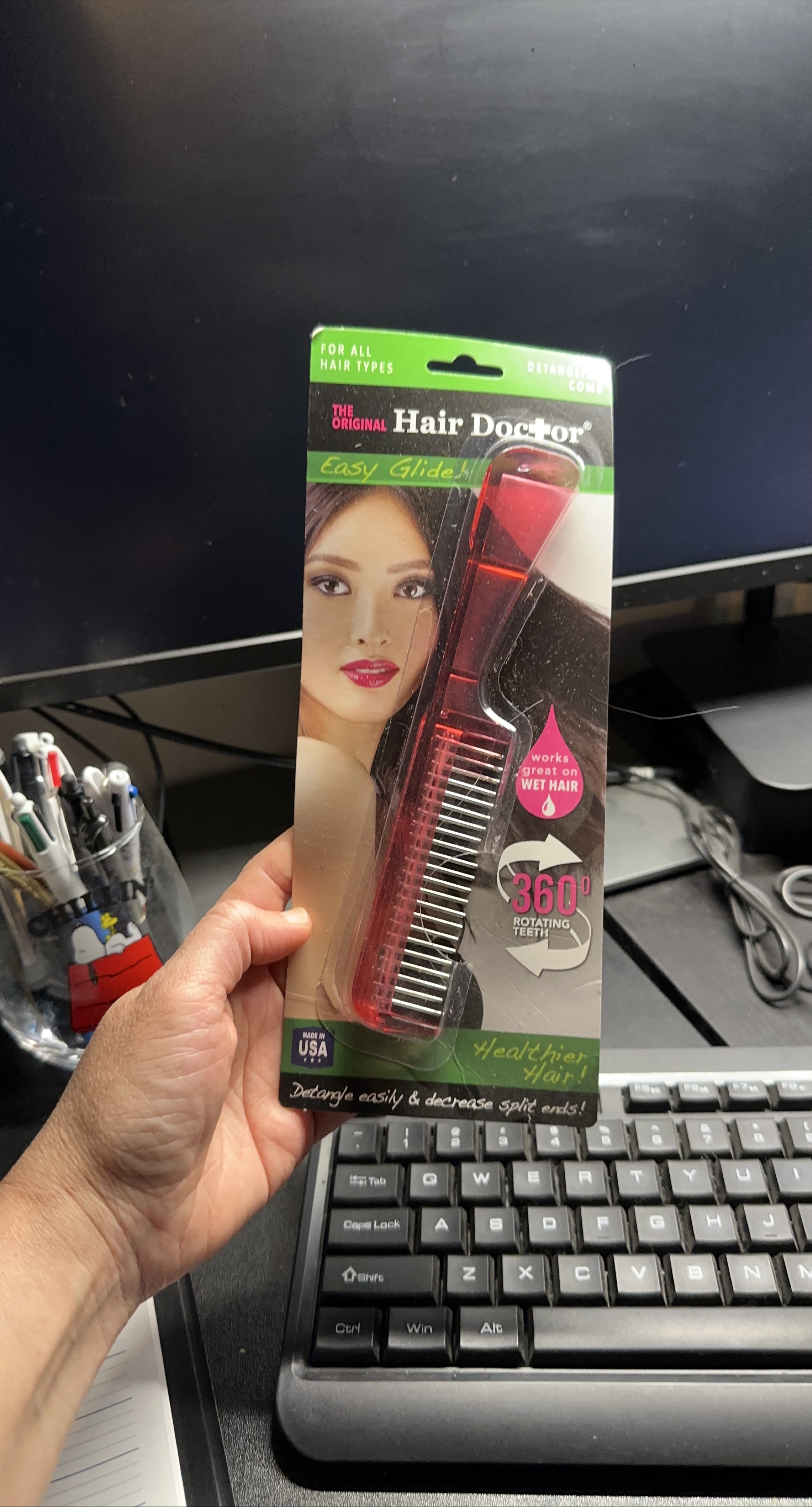 Hair Doctor Easy Glide Detangling Comb - New thumbnail