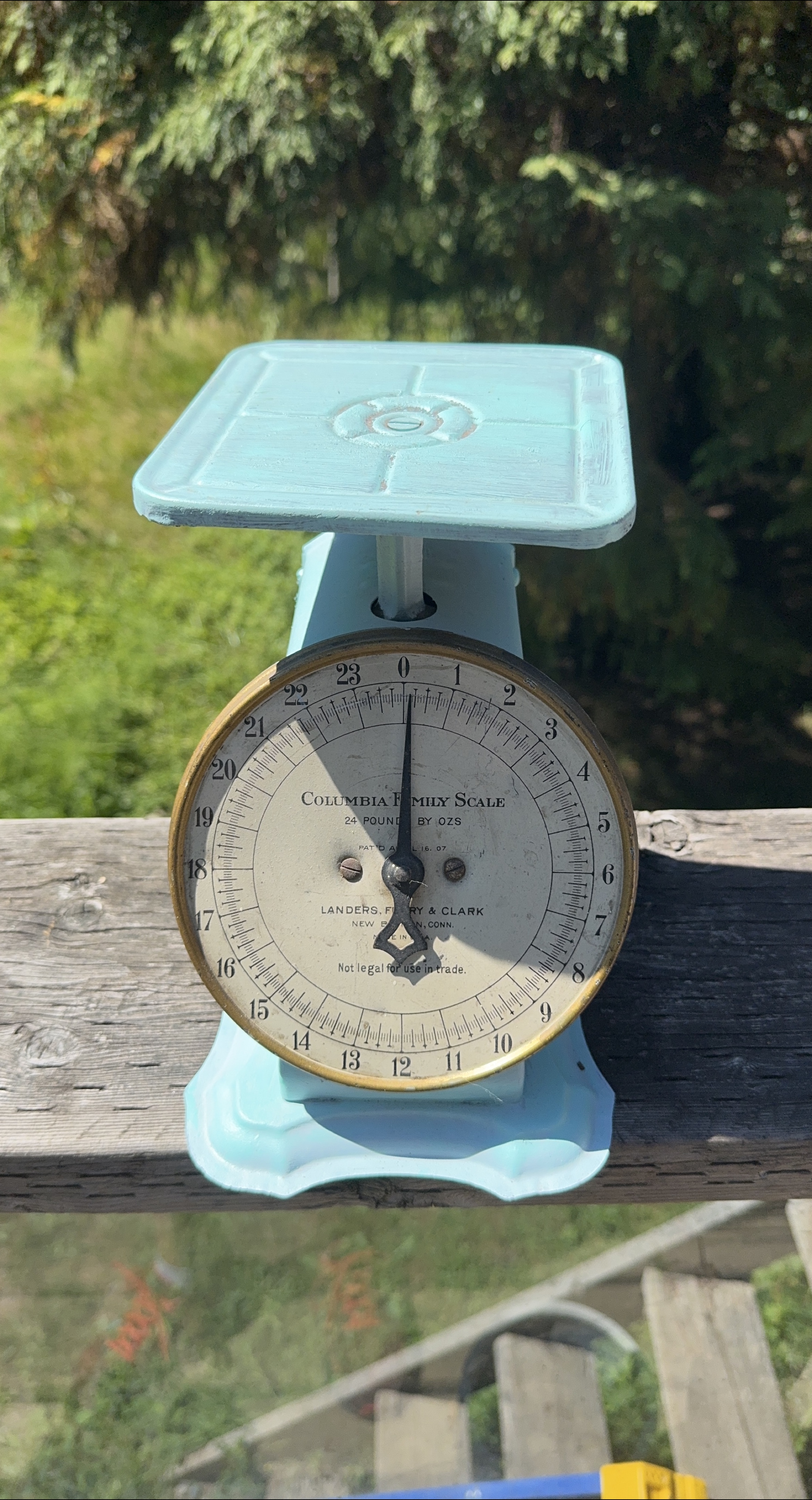 Vintage Columbia Family Scale, 24 Pounds thumbnail