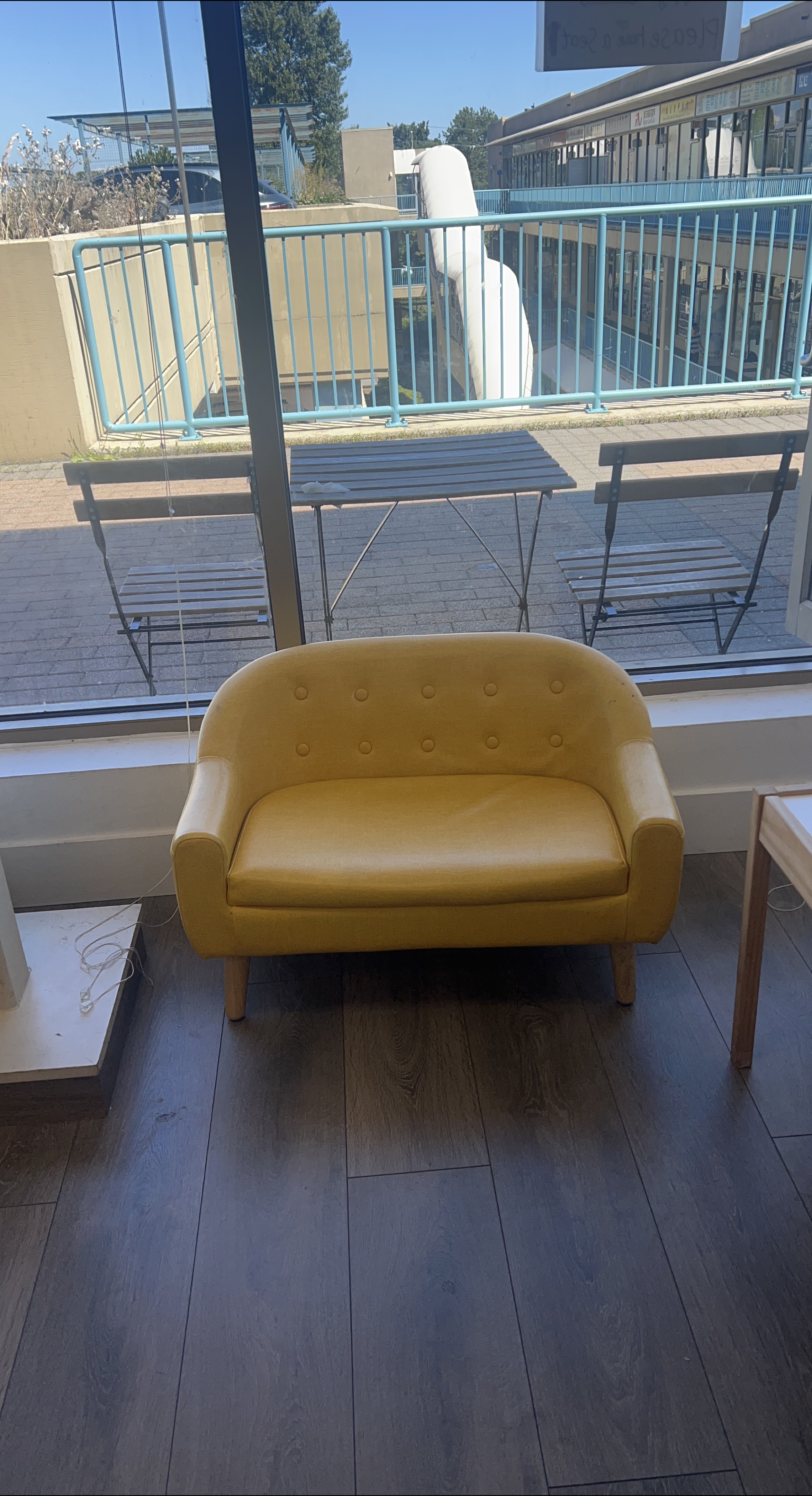 Yellow Loveseat Sofa thumbnail