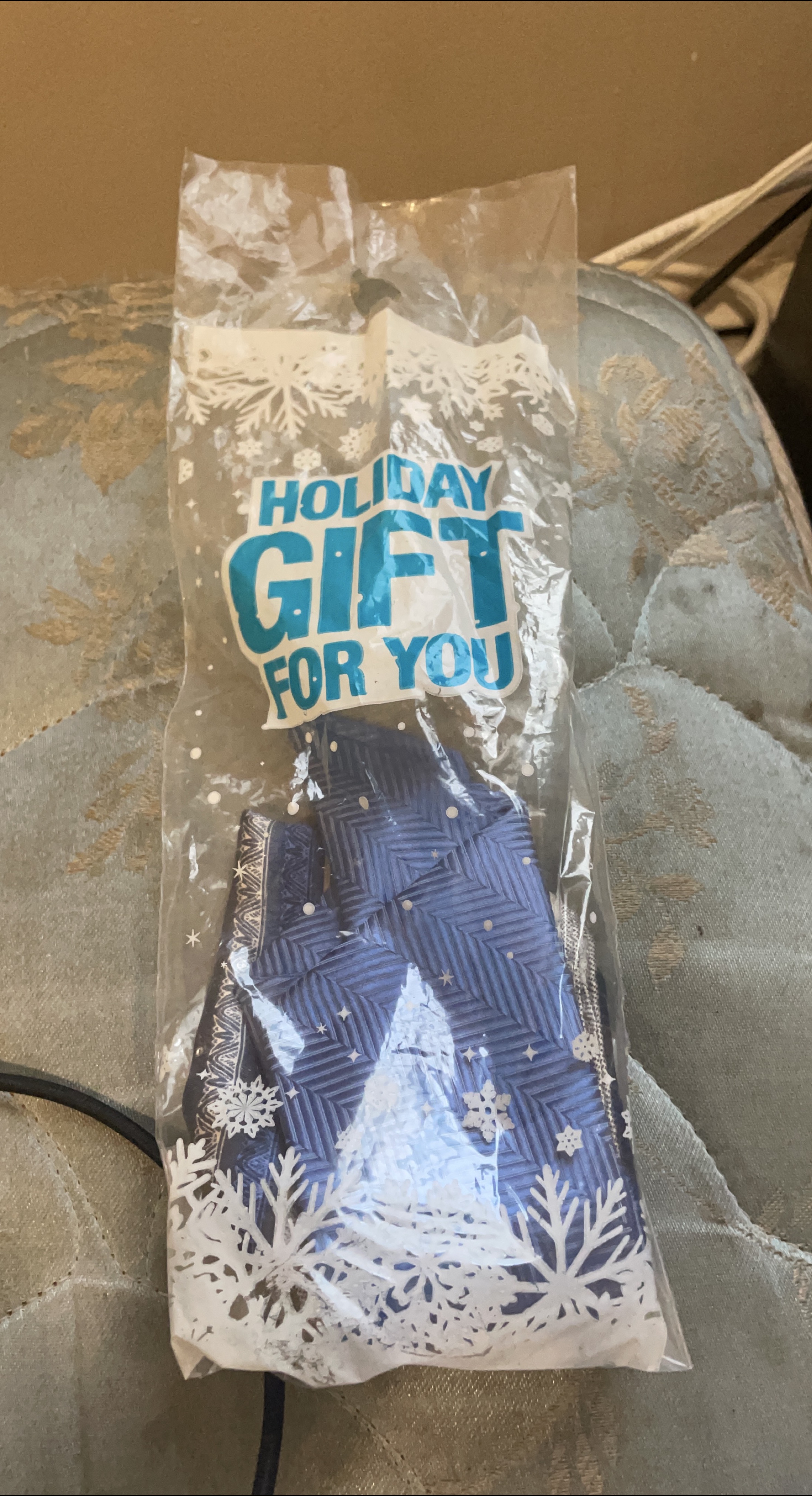 Holiday Gift Tie - Blue thumbnail