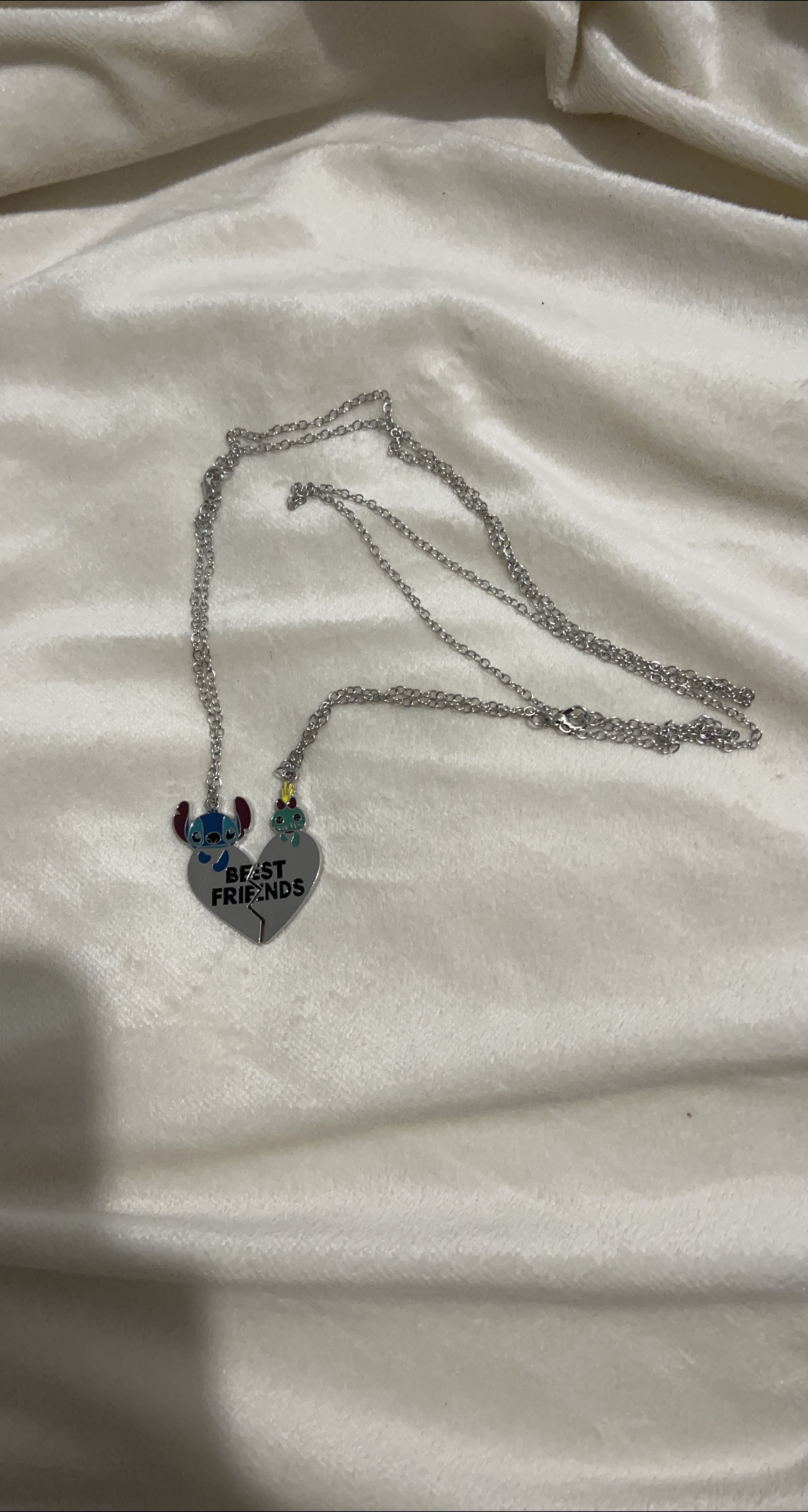 Disney Stitch & Angel Best Friends Necklace thumbnail