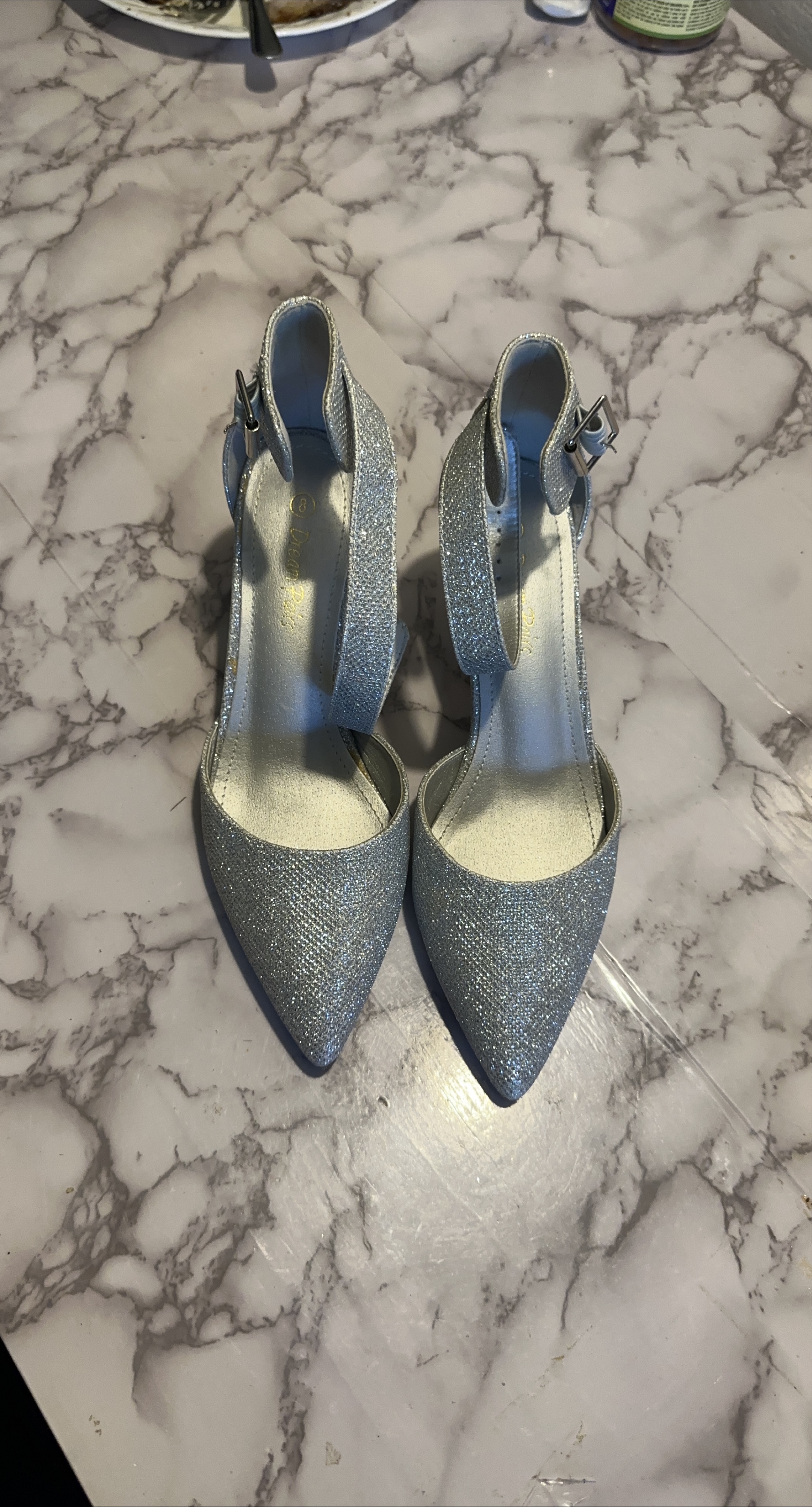 Dream Pairs Silver Heels - Size 8 thumbnail