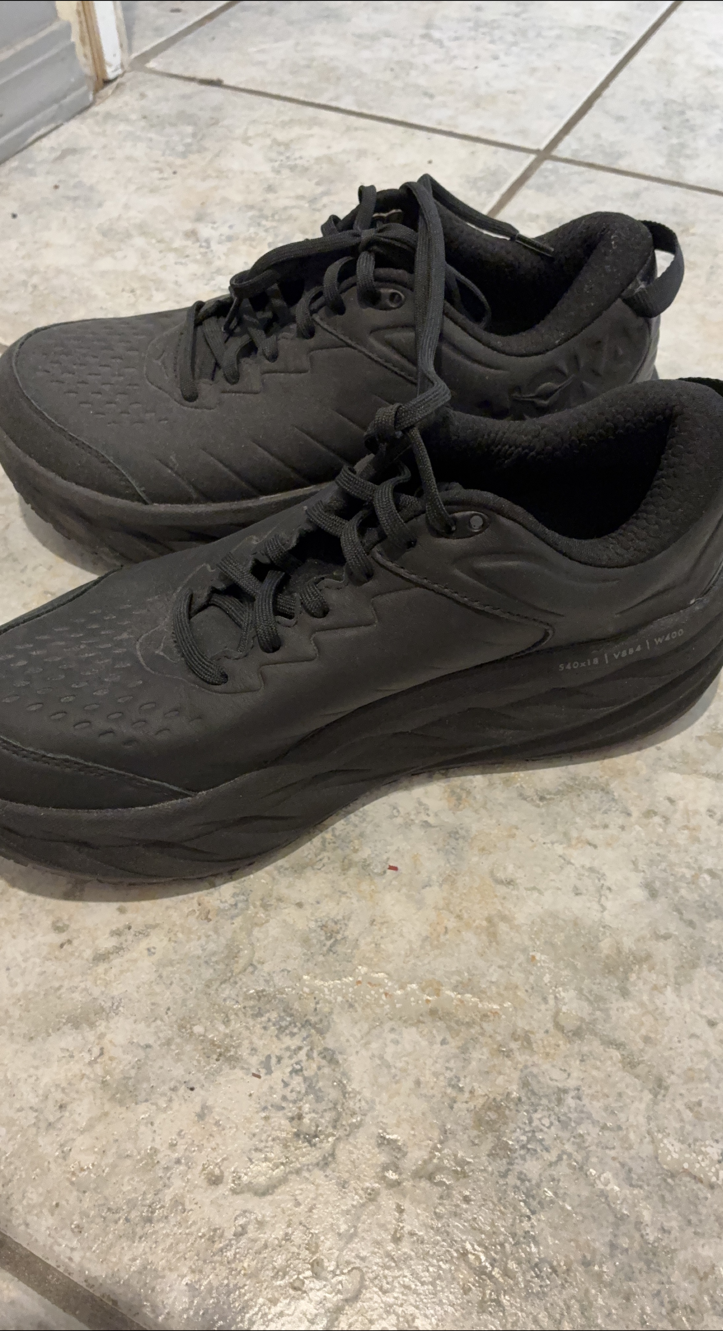 Hoka Clifton 9 Black Running Shoes thumbnail