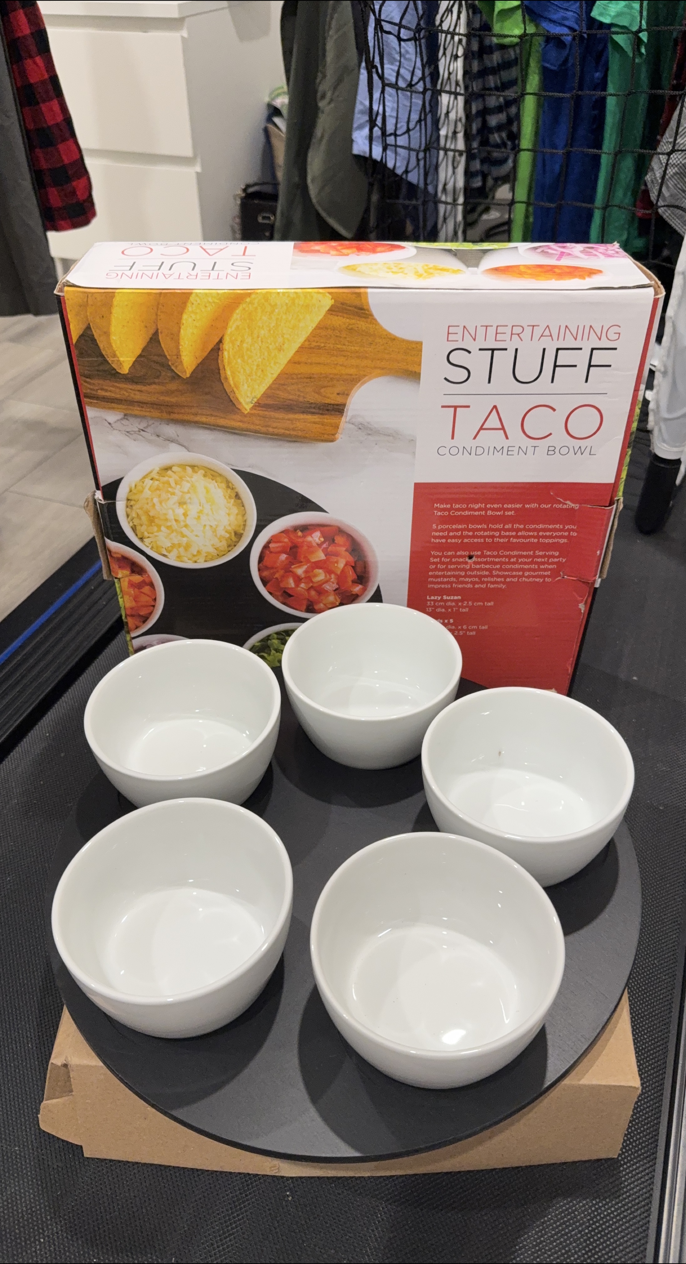 Entertaining Stuff Taco Condiment Bowl Set thumbnail