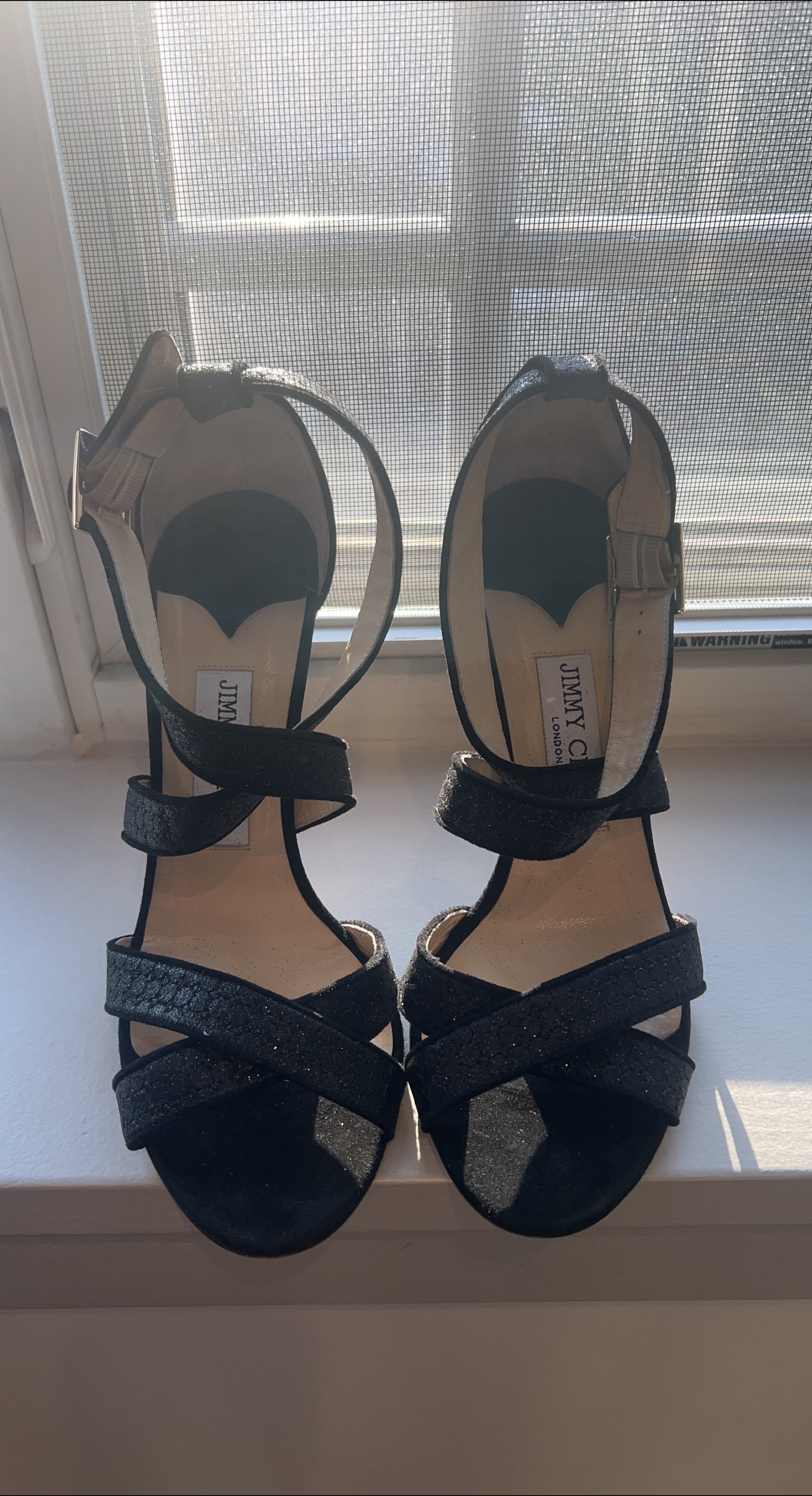 Jimmy Choo Black Heels Size 39 thumbnail