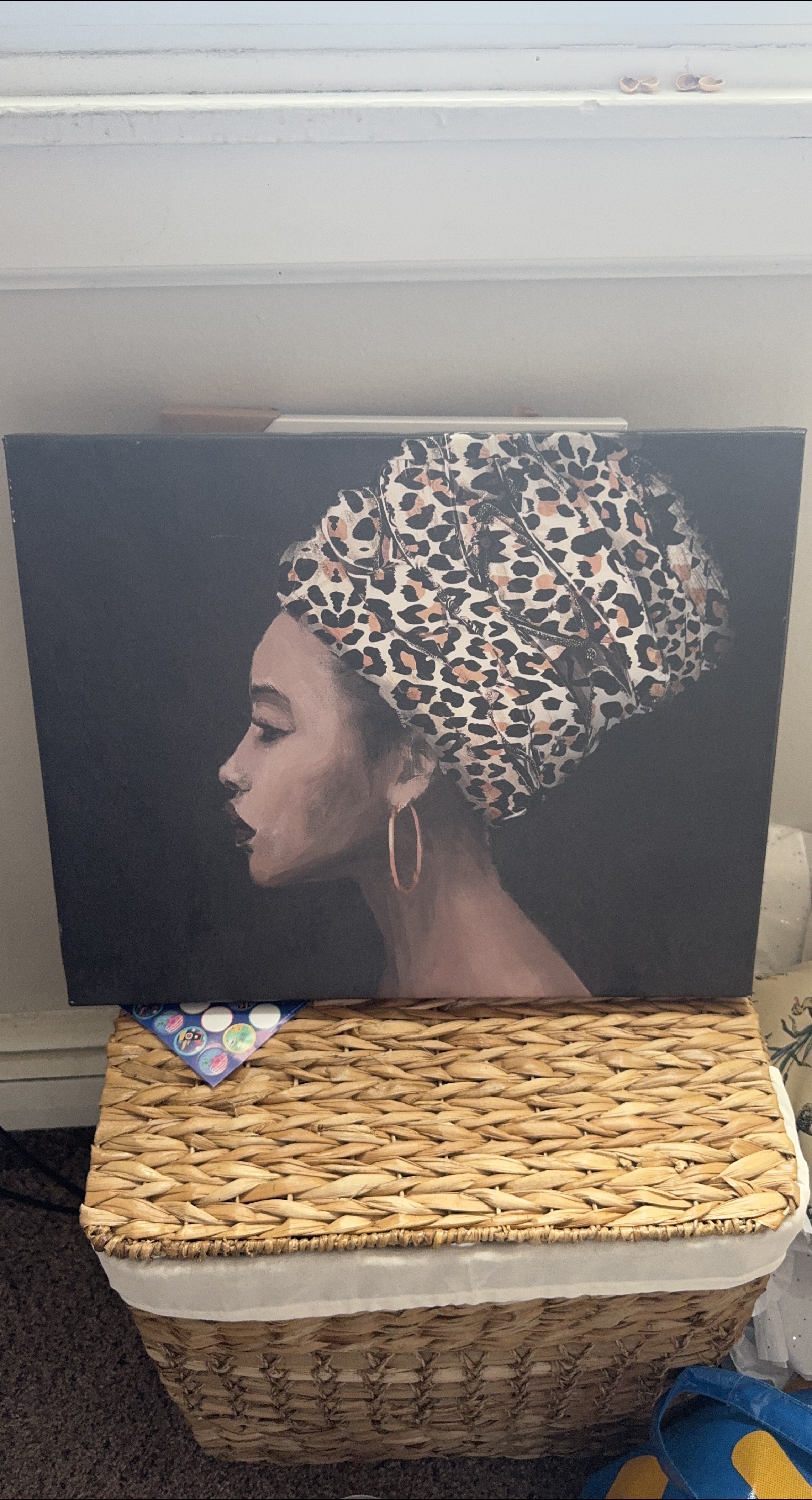 Artwork - Woman with Leopard Print Head Wrap thumbnail