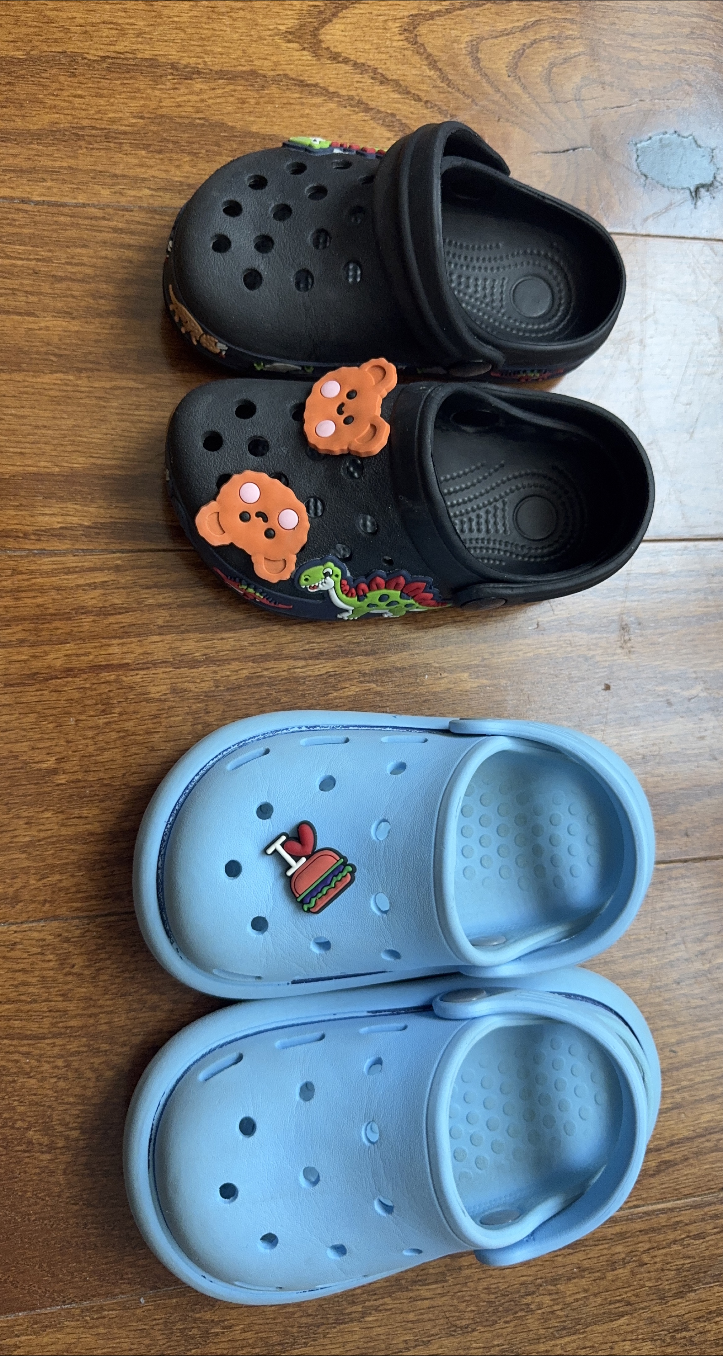 Kids Crocs - Blue & Black thumbnail