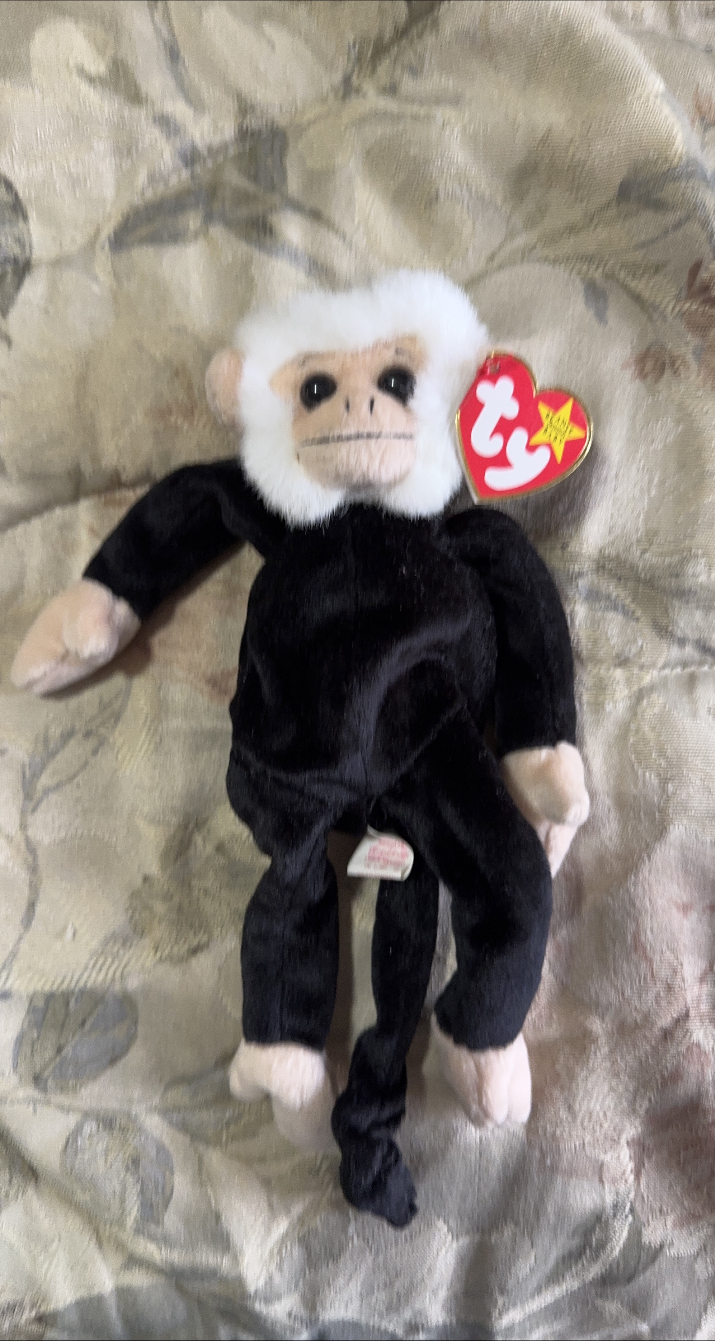 Ty Beanie Baby 'Nuts' the Monkey thumbnail