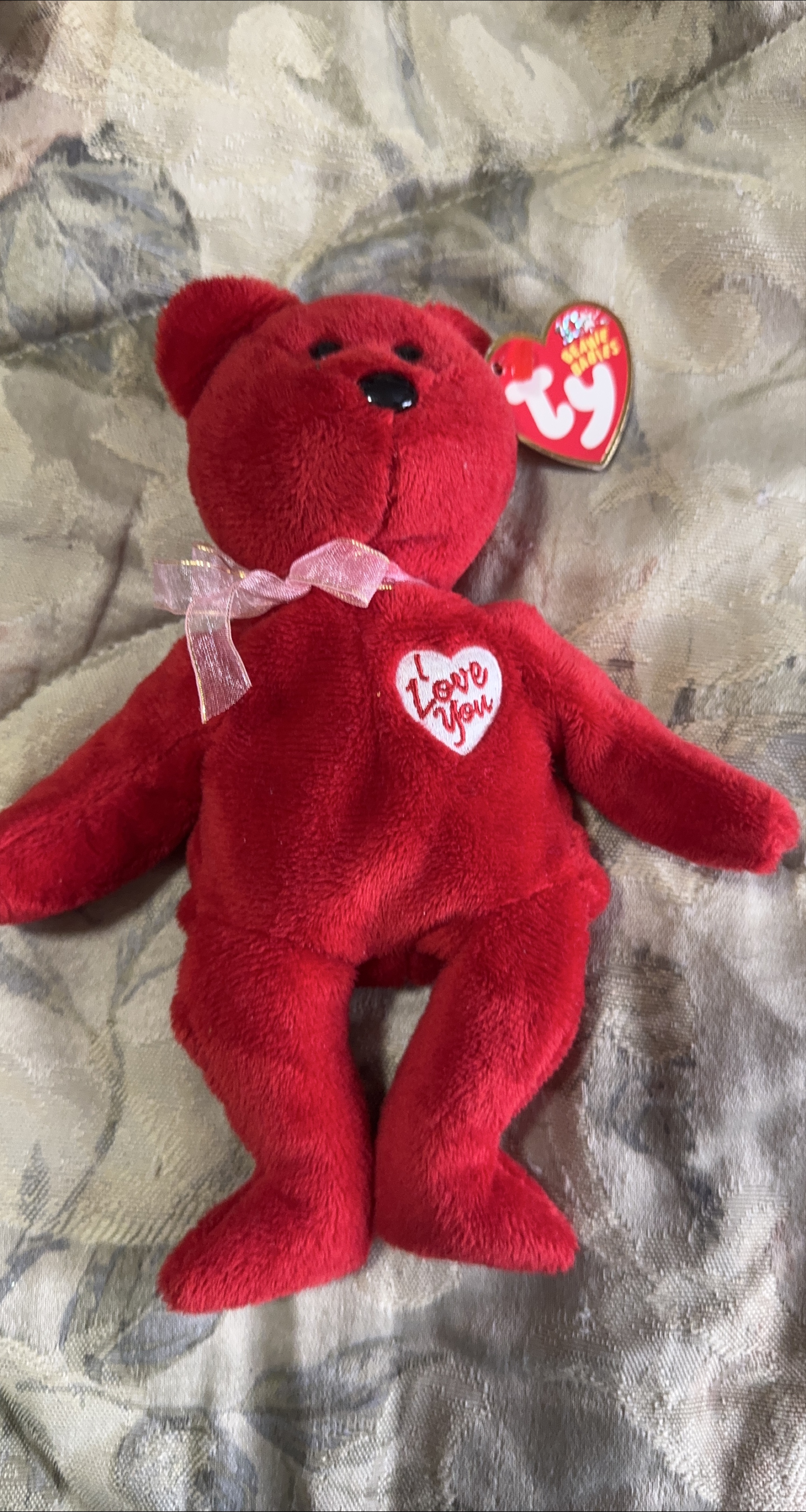 Ty Beanie Baby "Love You" Bear thumbnail