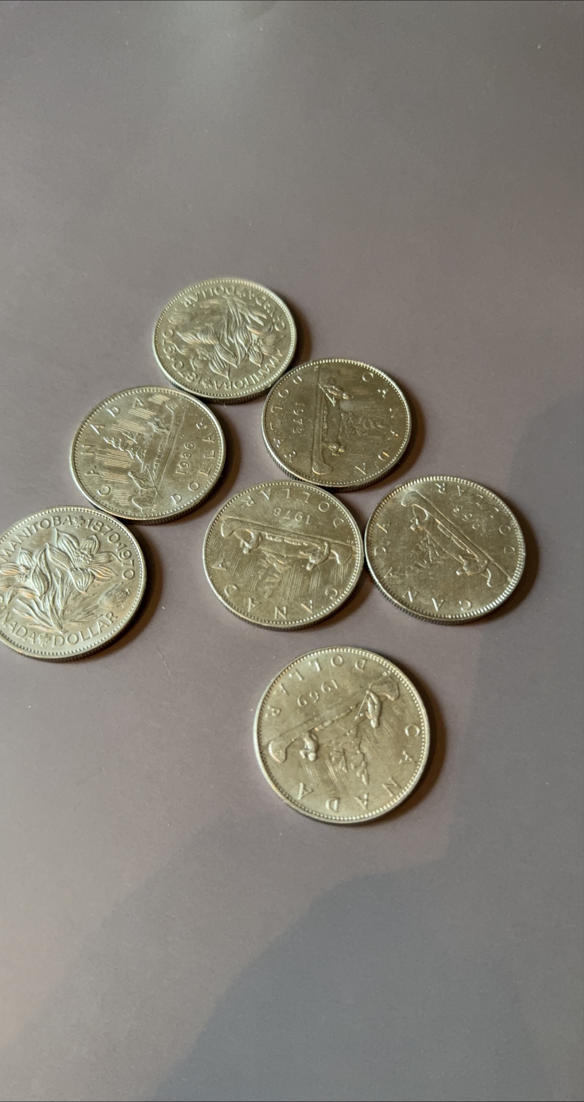 Vintage Canadian Silver Dollars thumbnail