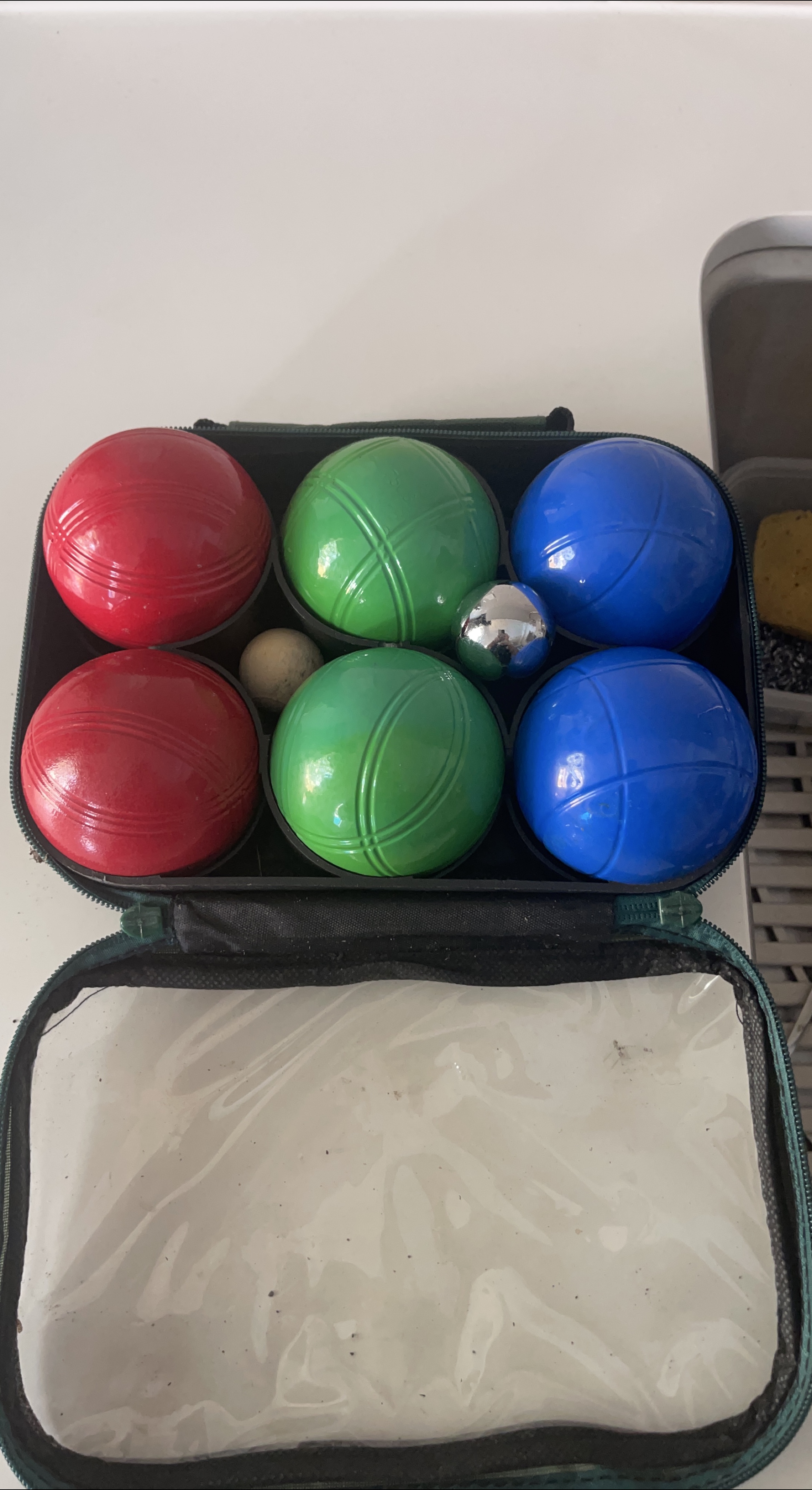 Bocce Ball Set with Carrying Case
