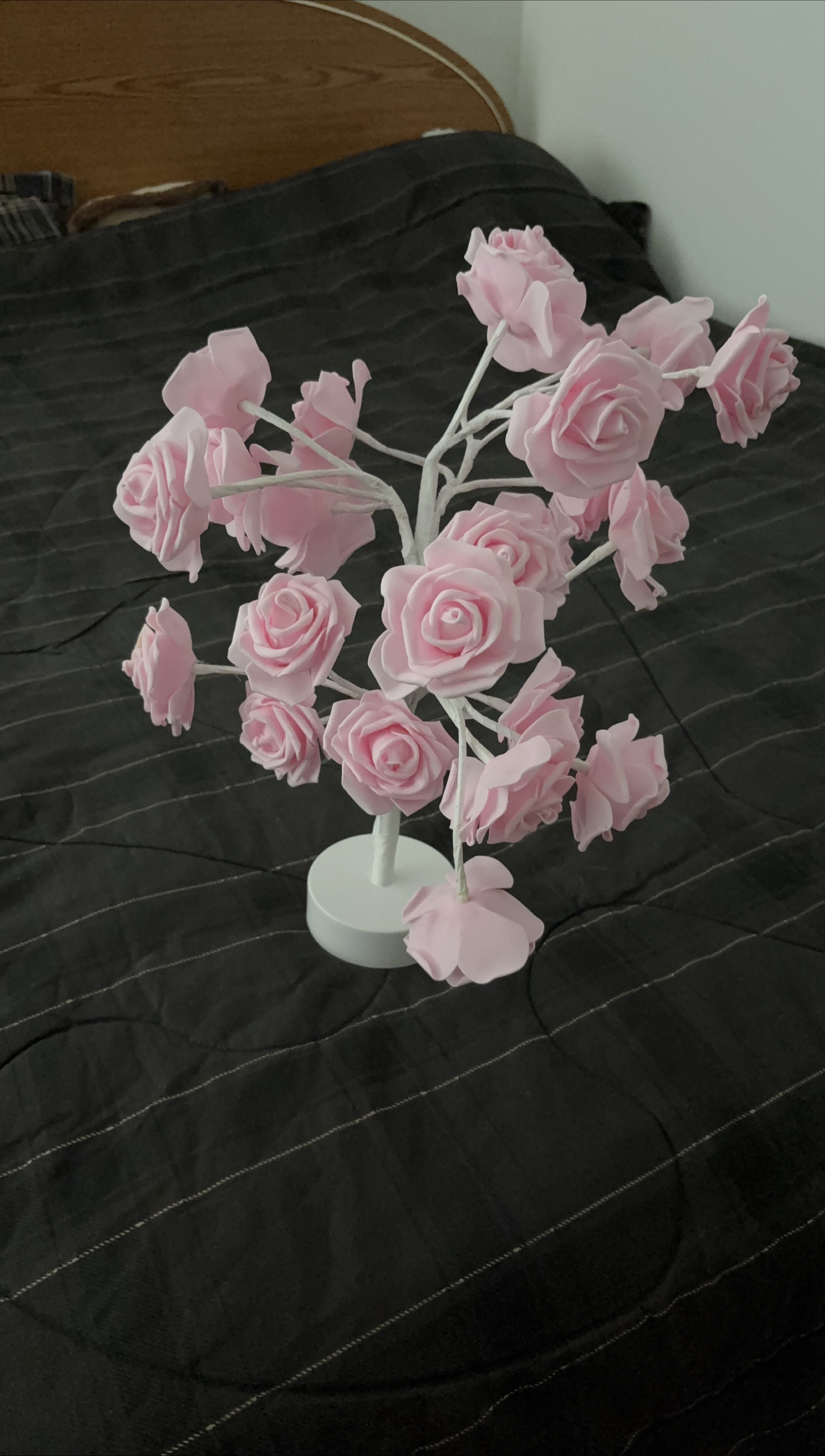 Pink Rose Artificial Tree  Lamp thumbnail