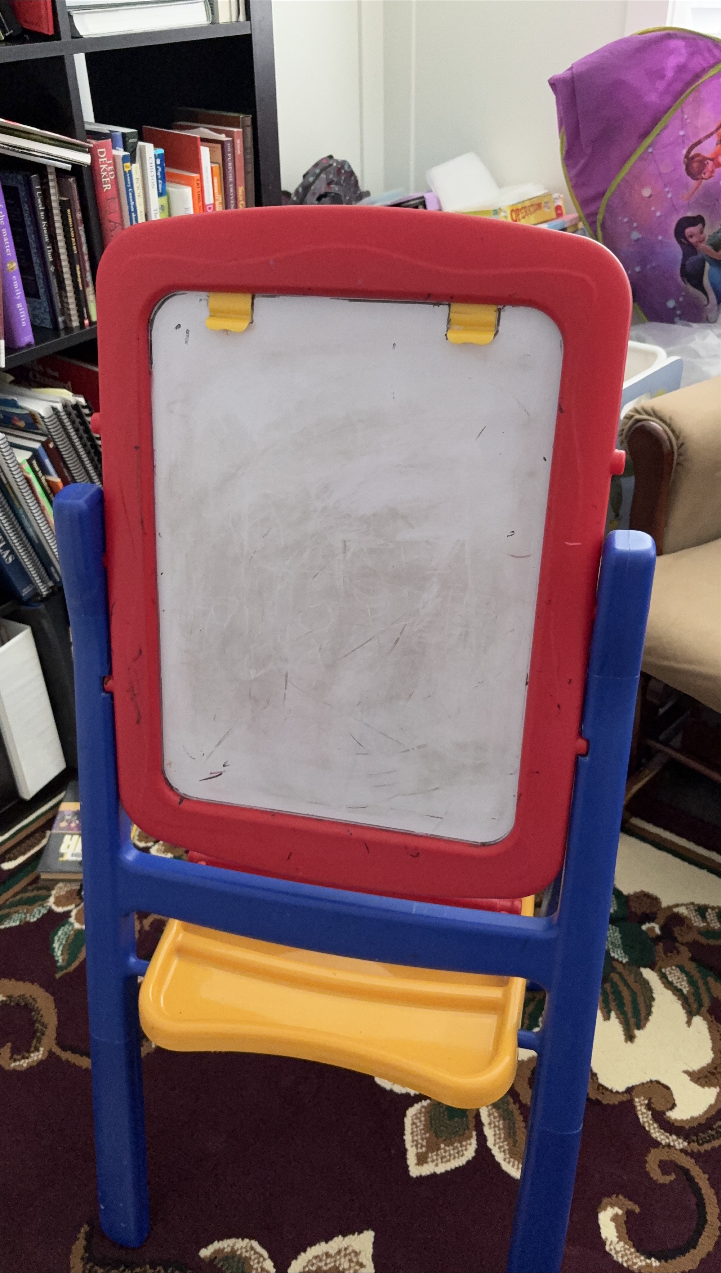 Kids Easel - Red, Blue, Yellow thumbnail