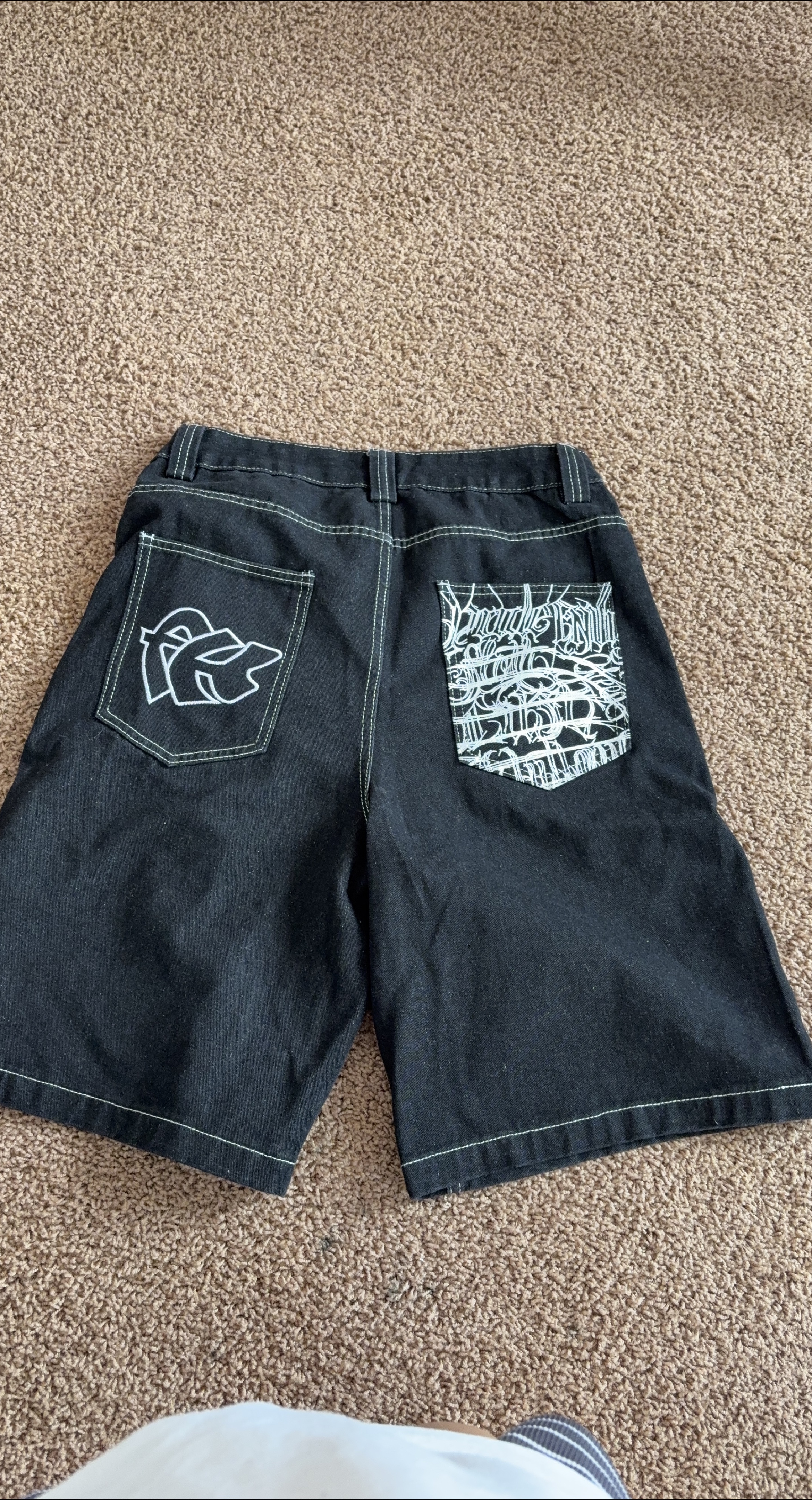 FH Black Denim Jorts thumbnail