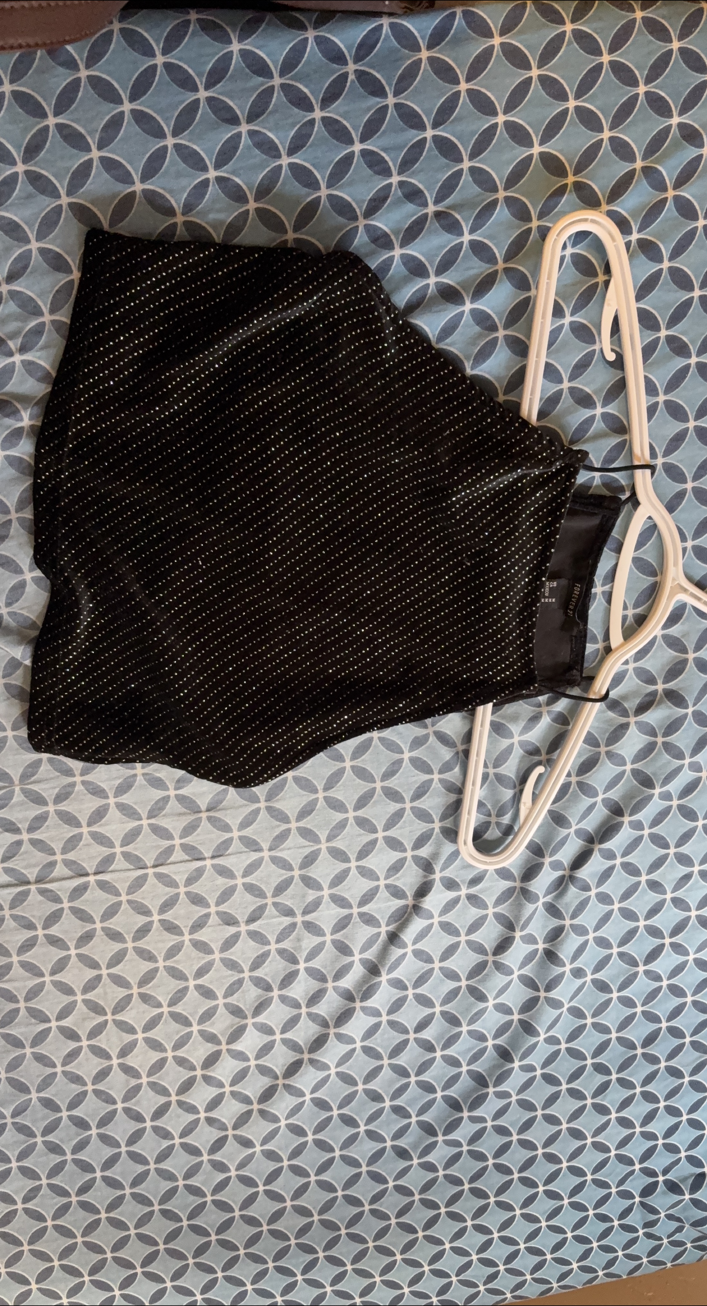 Forever 21 Black Sparkle top - Size M thumbnail