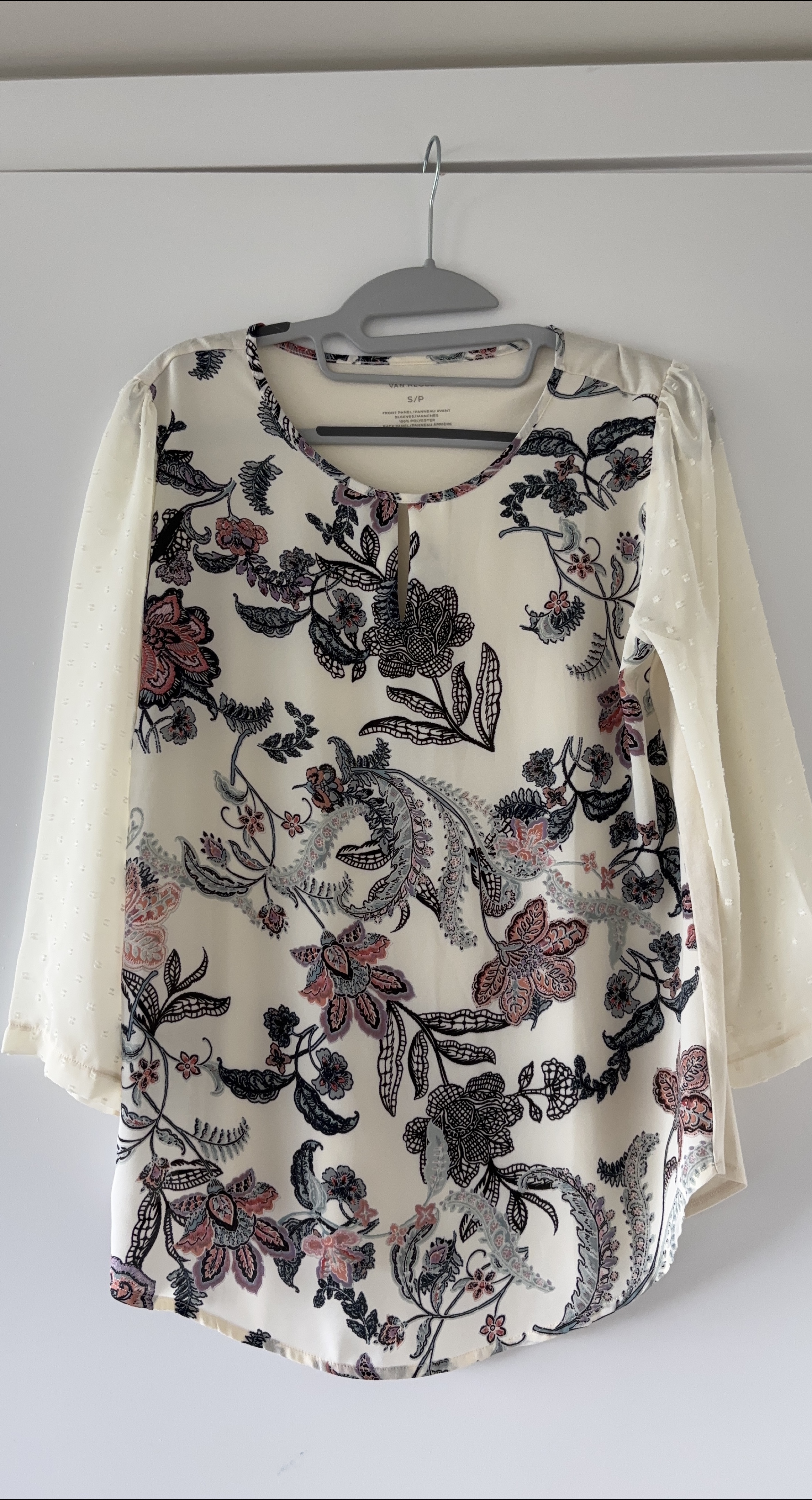 Floral Print Blouse - Size S thumbnail