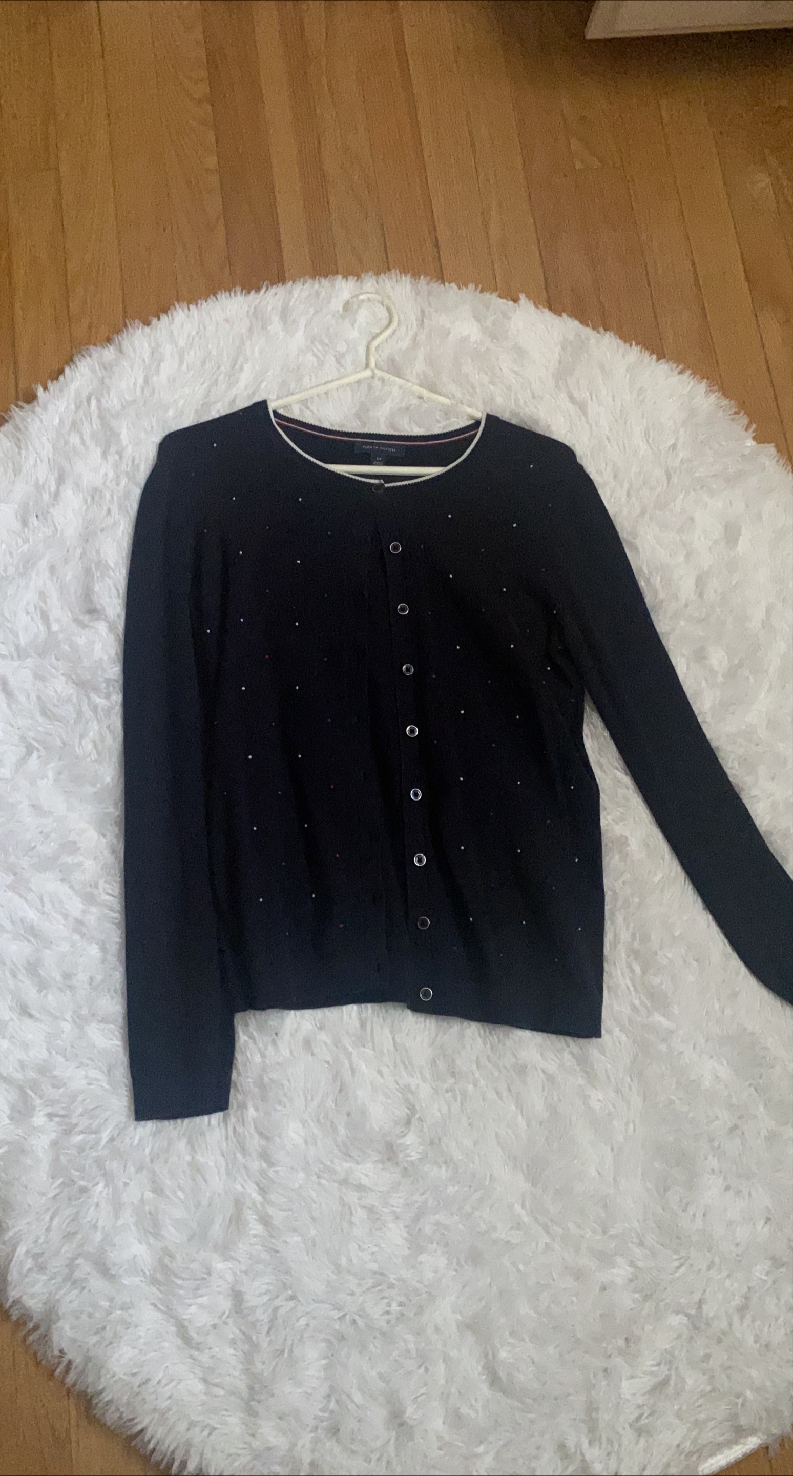 Tommy Hilfiger Black Cardigan - Size S thumbnail