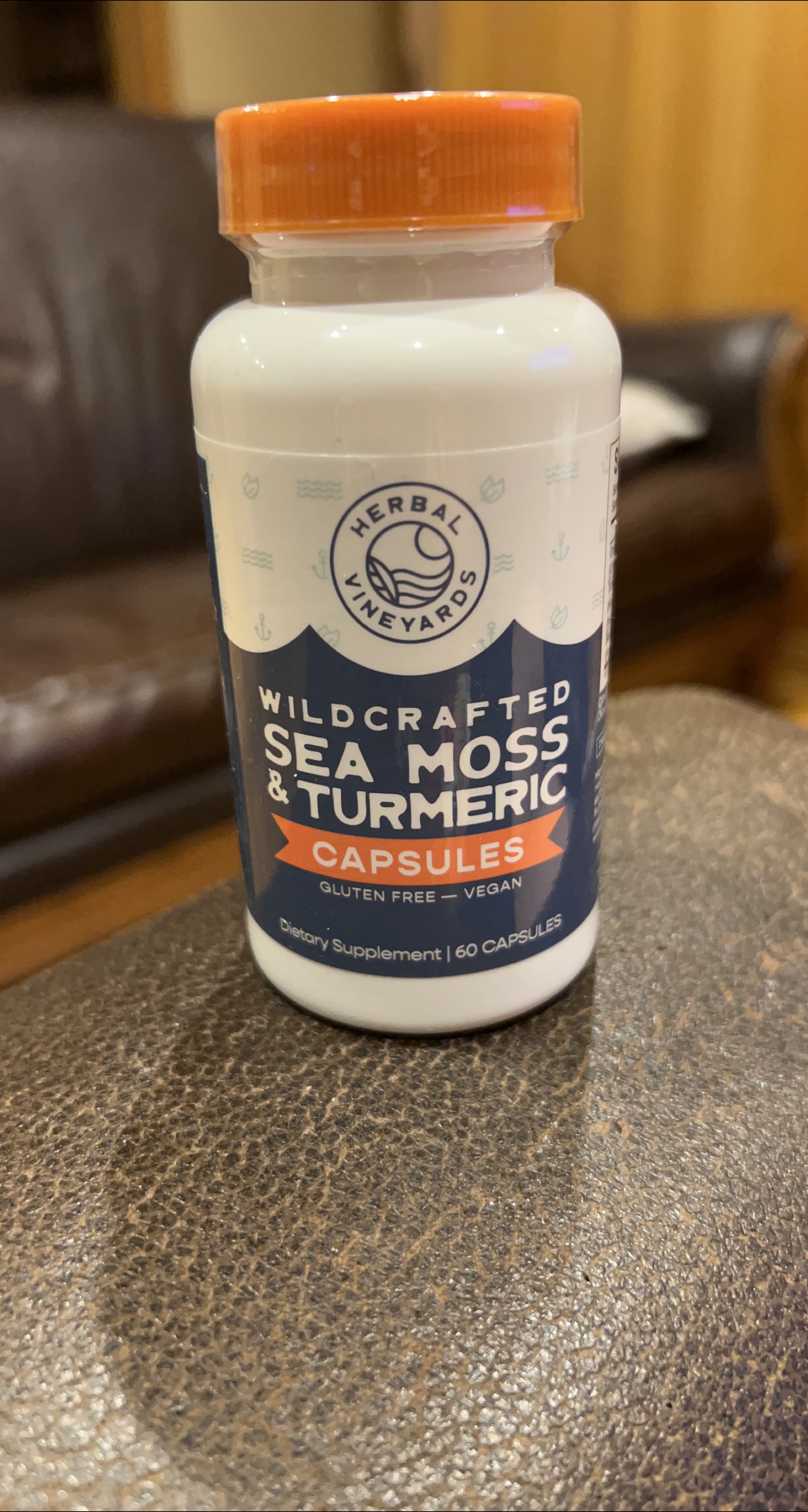 Herbal Vineyards Sea Moss & Turmeric Capsules - New! thumbnail