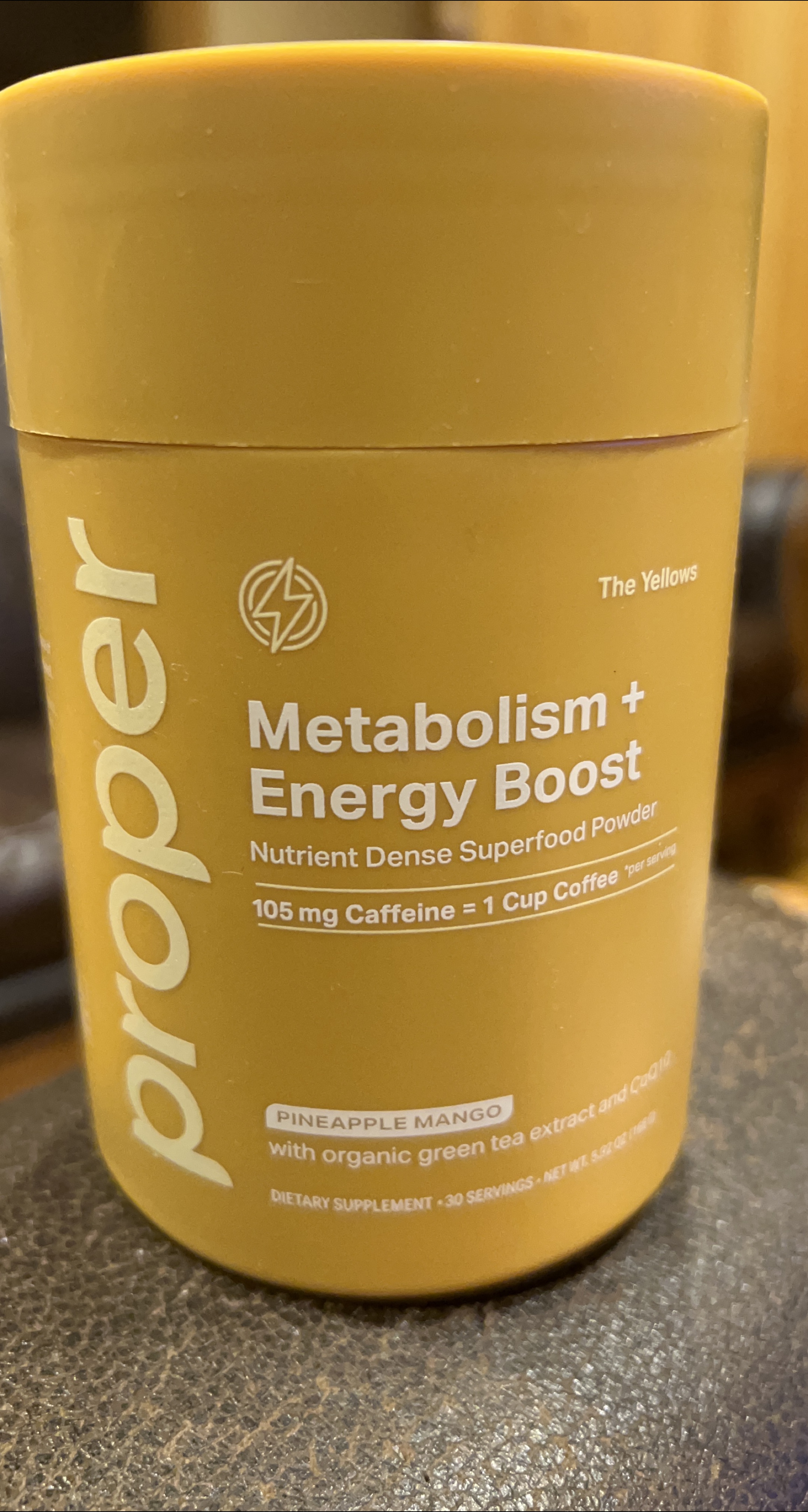 Proper Metabolism + Energy Boost Powder - Pineapple Mango thumbnail