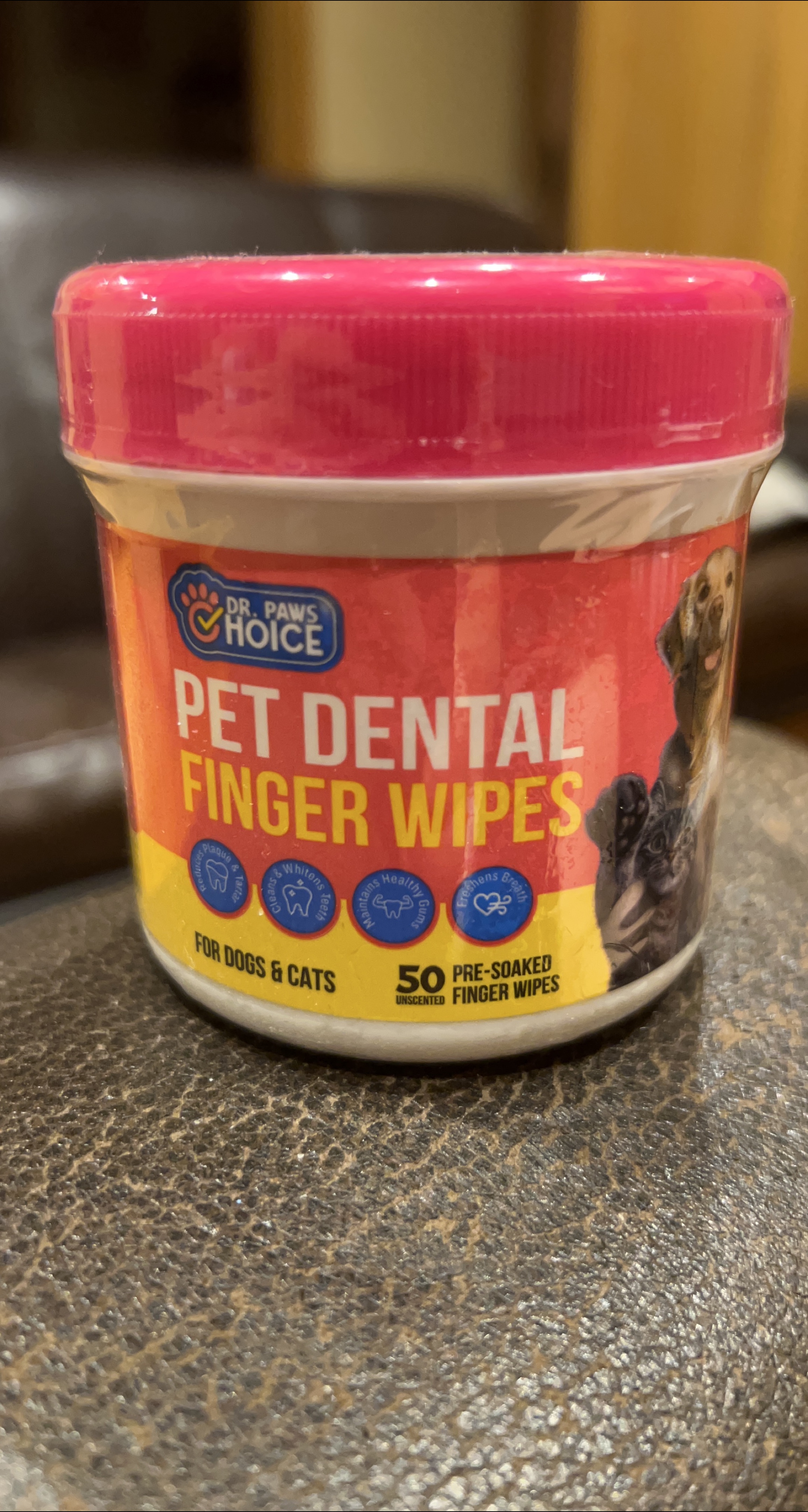 Dr. Paw Choice Pet Dental Finger Wipes thumbnail