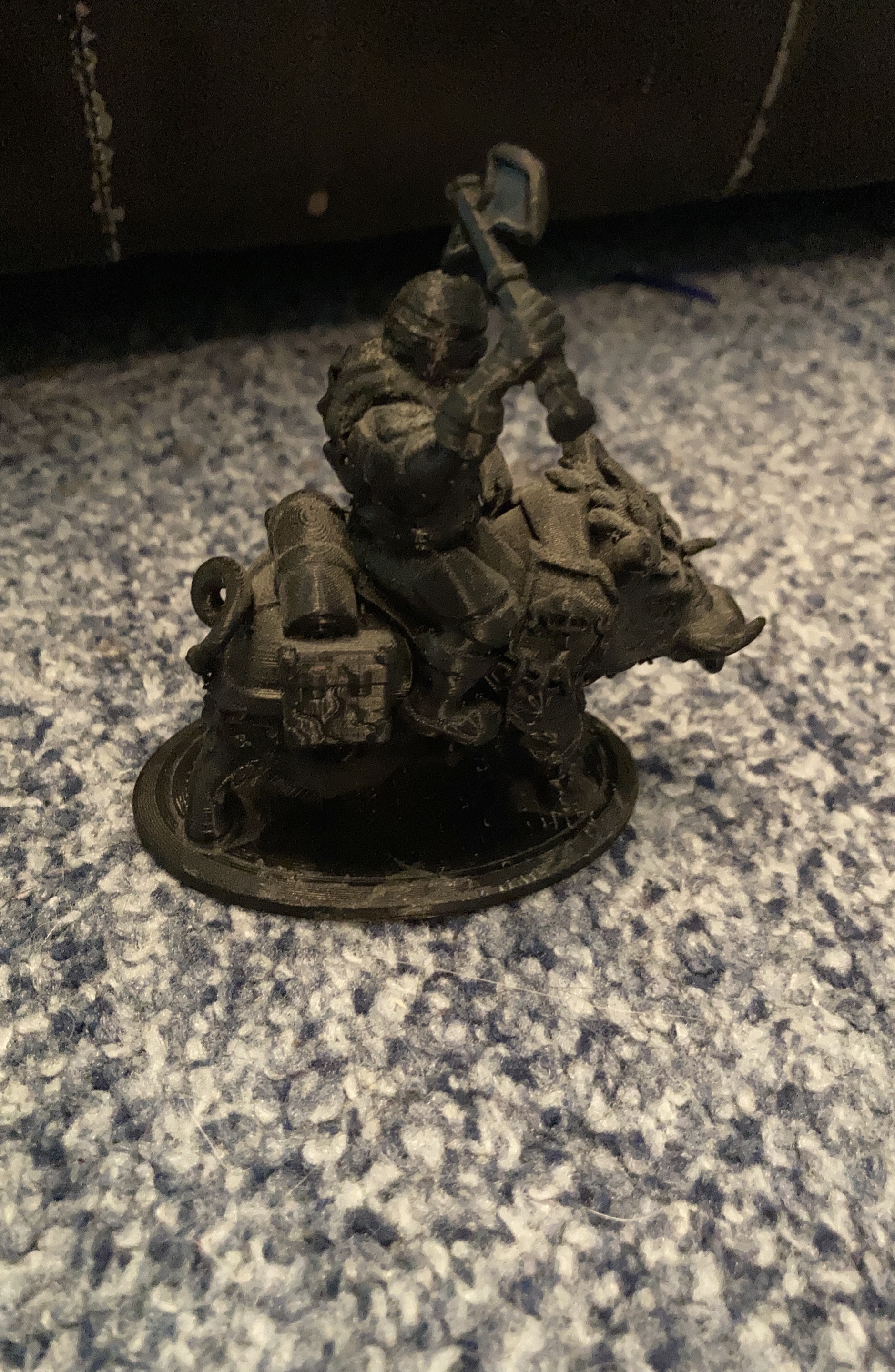 Lord Of The Rings Gimli riding a boar 3D printed thumbnail