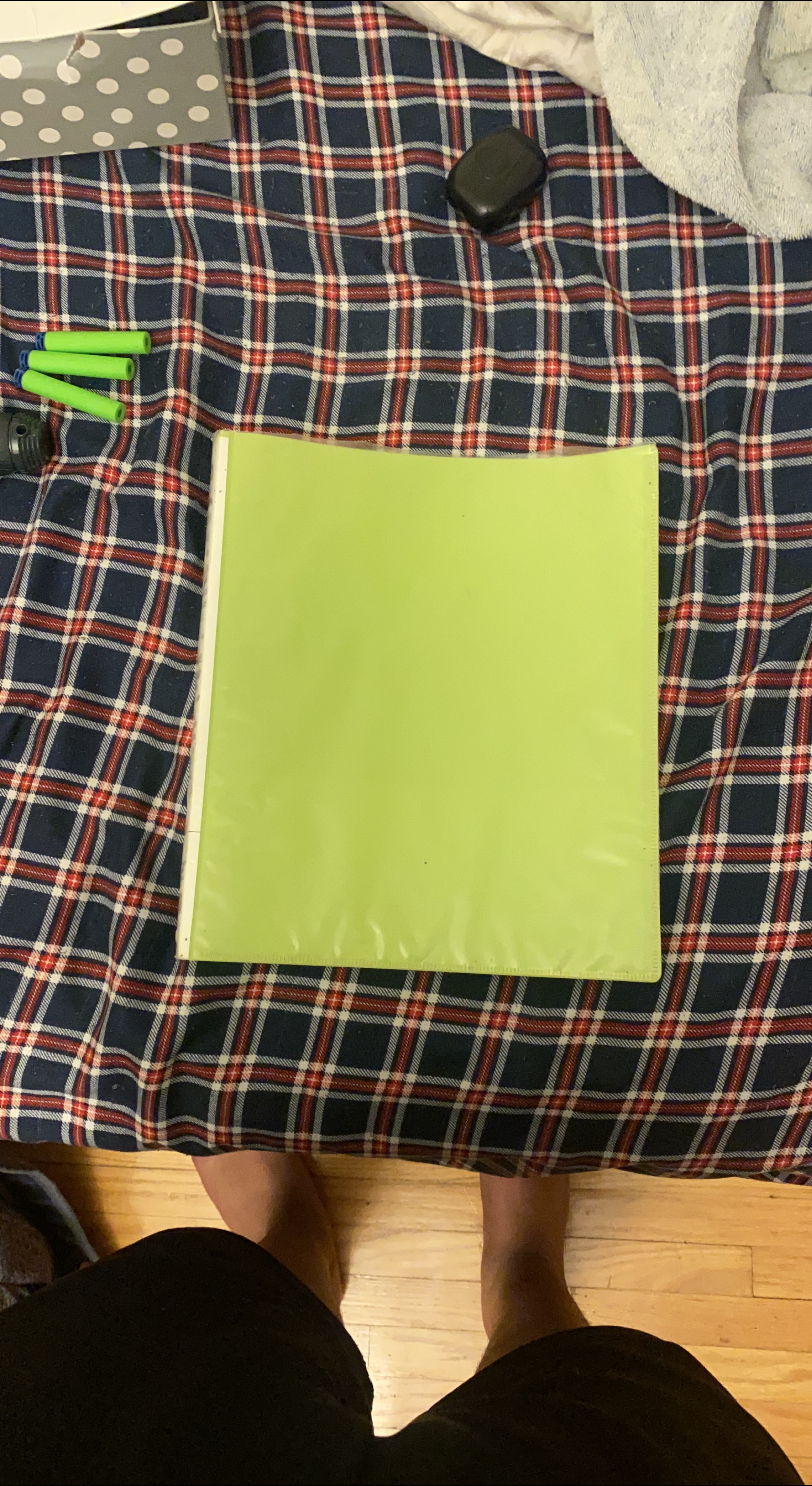 Lime Green Binder thumbnail