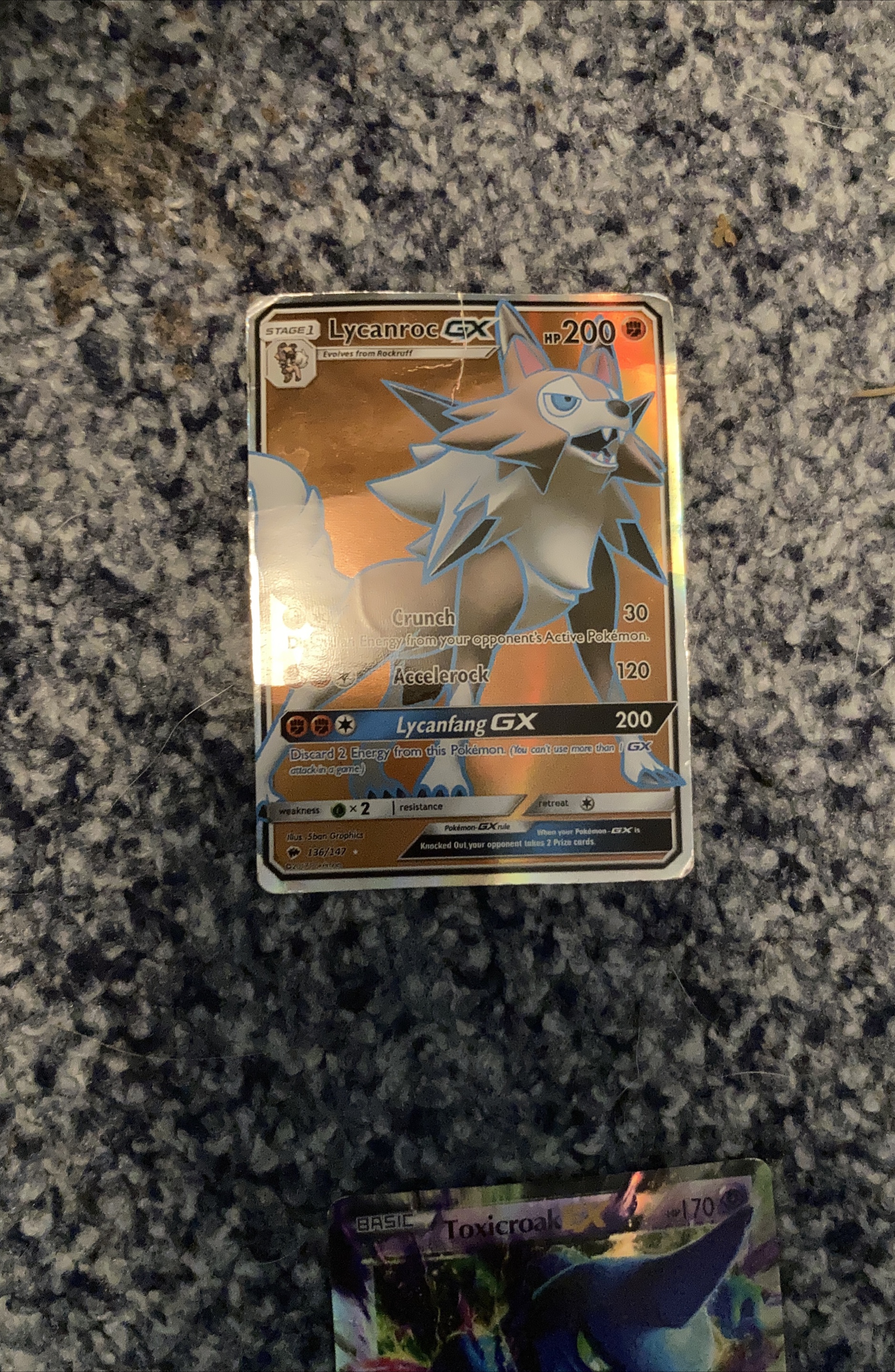 Lycanroc GX Pokemon Card thumbnail