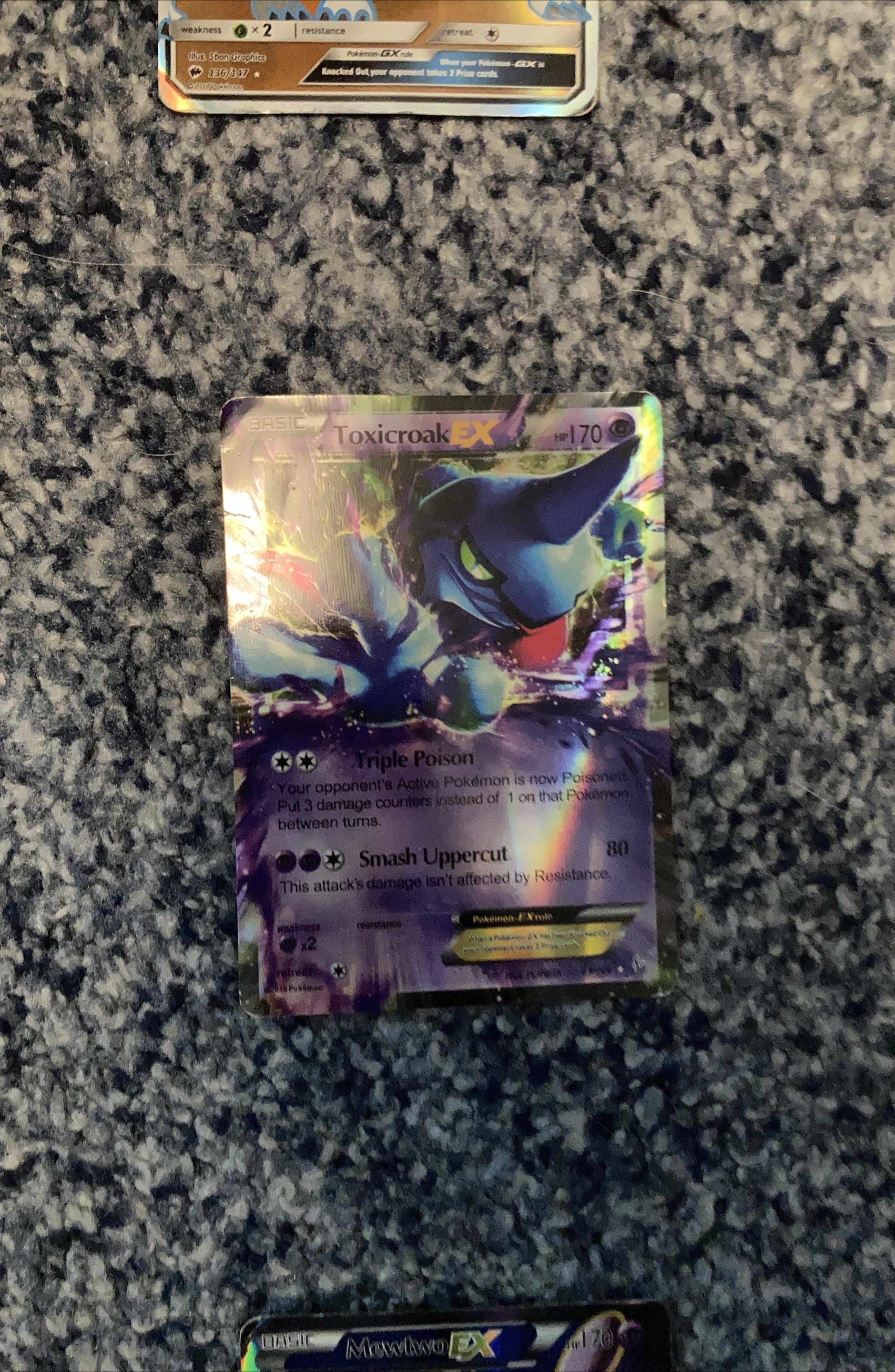 Toxicroak EX Pokemon Card thumbnail