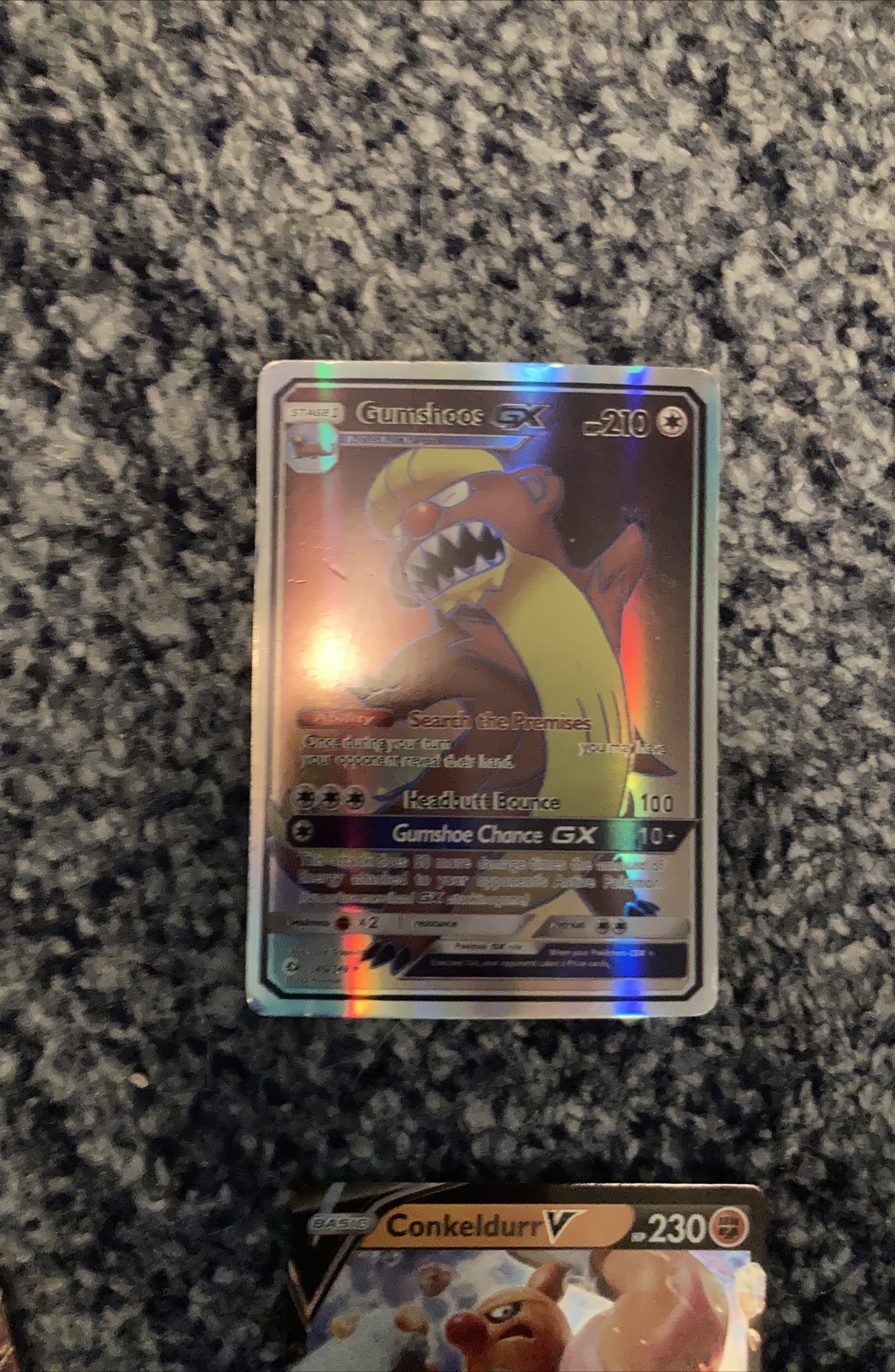 Gumshoos GX Pokemon Card thumbnail