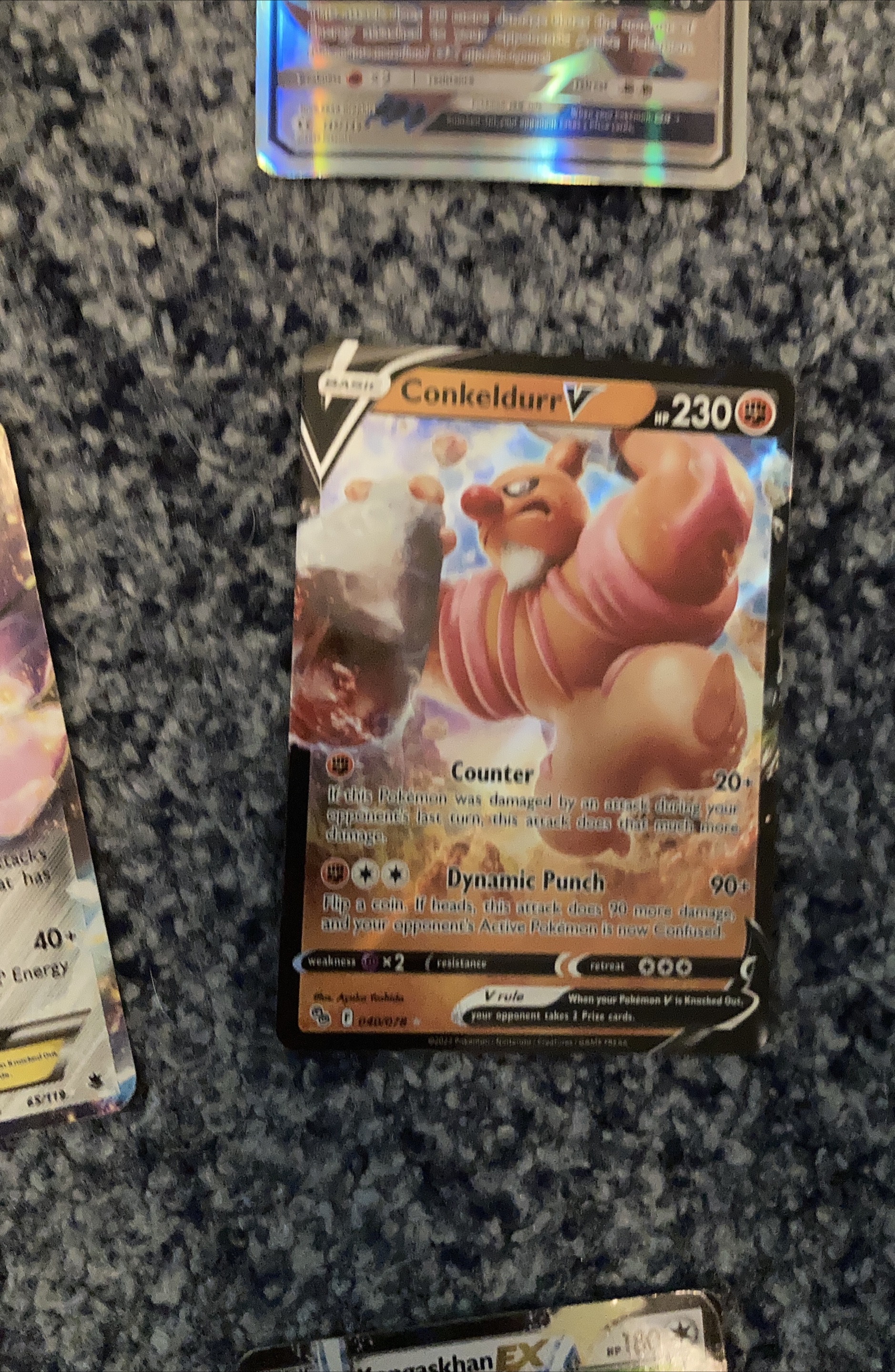 Conkeldurr V Pokemon Card thumbnail