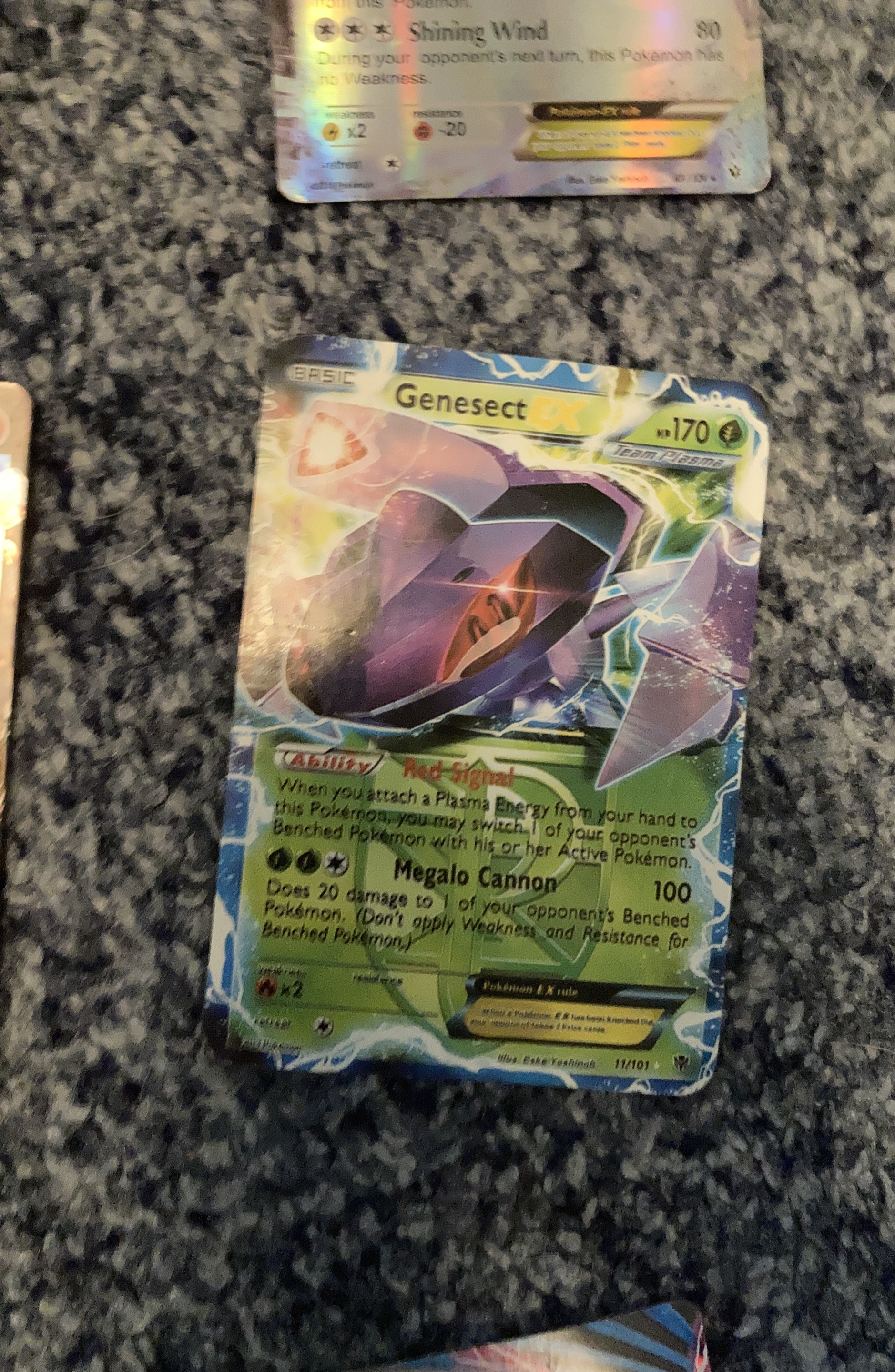 Genesect EX Pokemon Card thumbnail