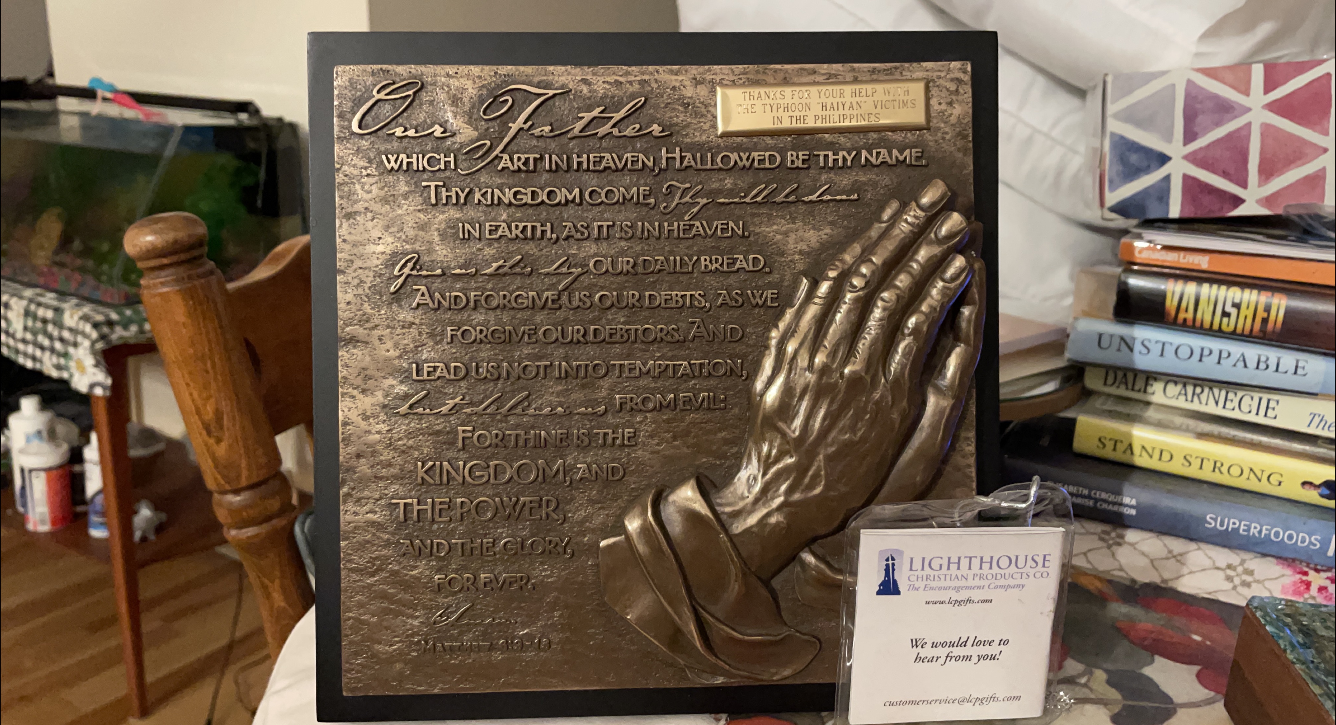 Our Father Prayer Plaque by Lighthouse Christian Products thumbnail