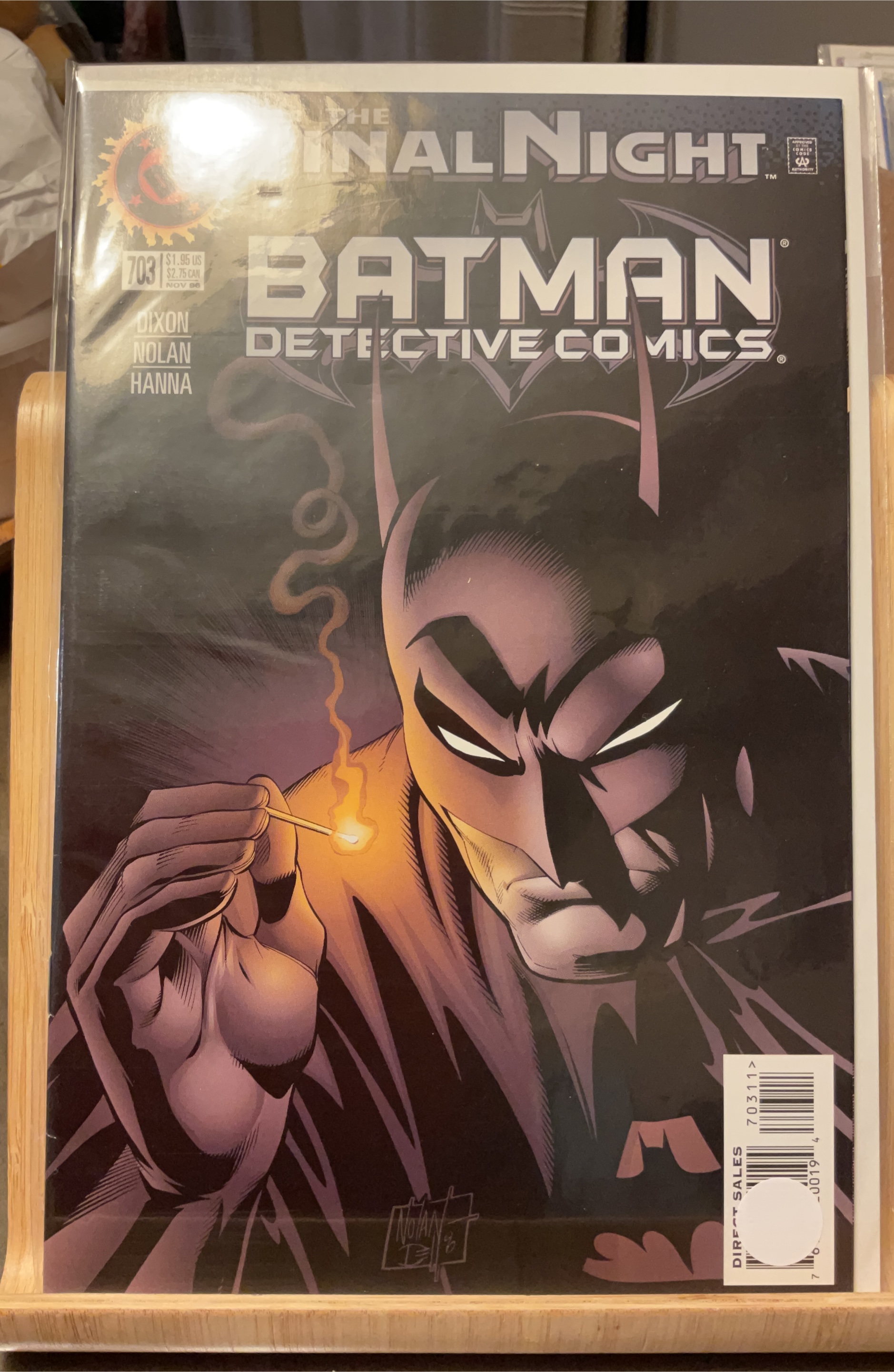 Batman Detective Comics #703 - The Final Night thumbnail