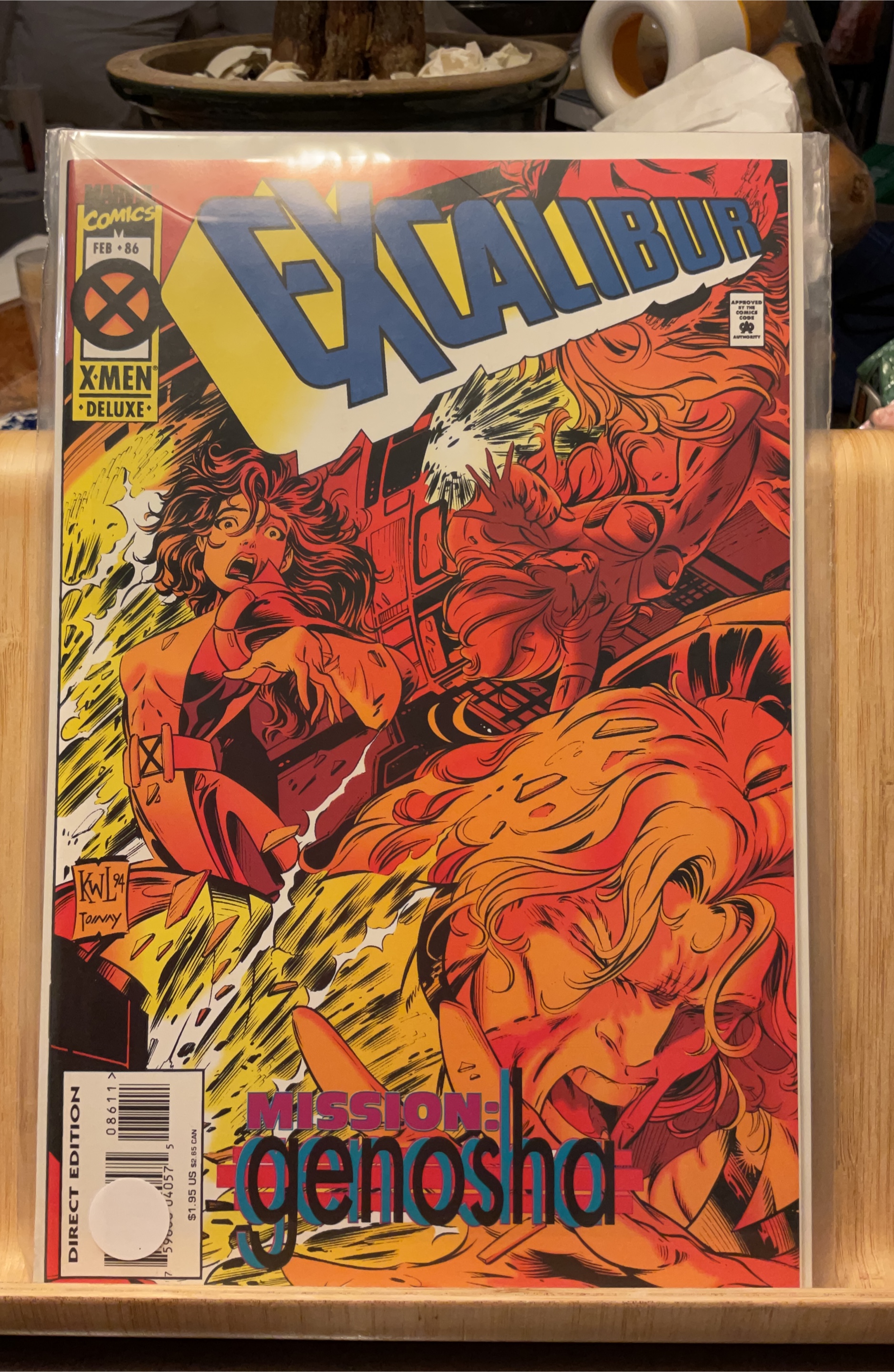 Excalibur X-Men Deluxe Comic Book Feb '86 thumbnail