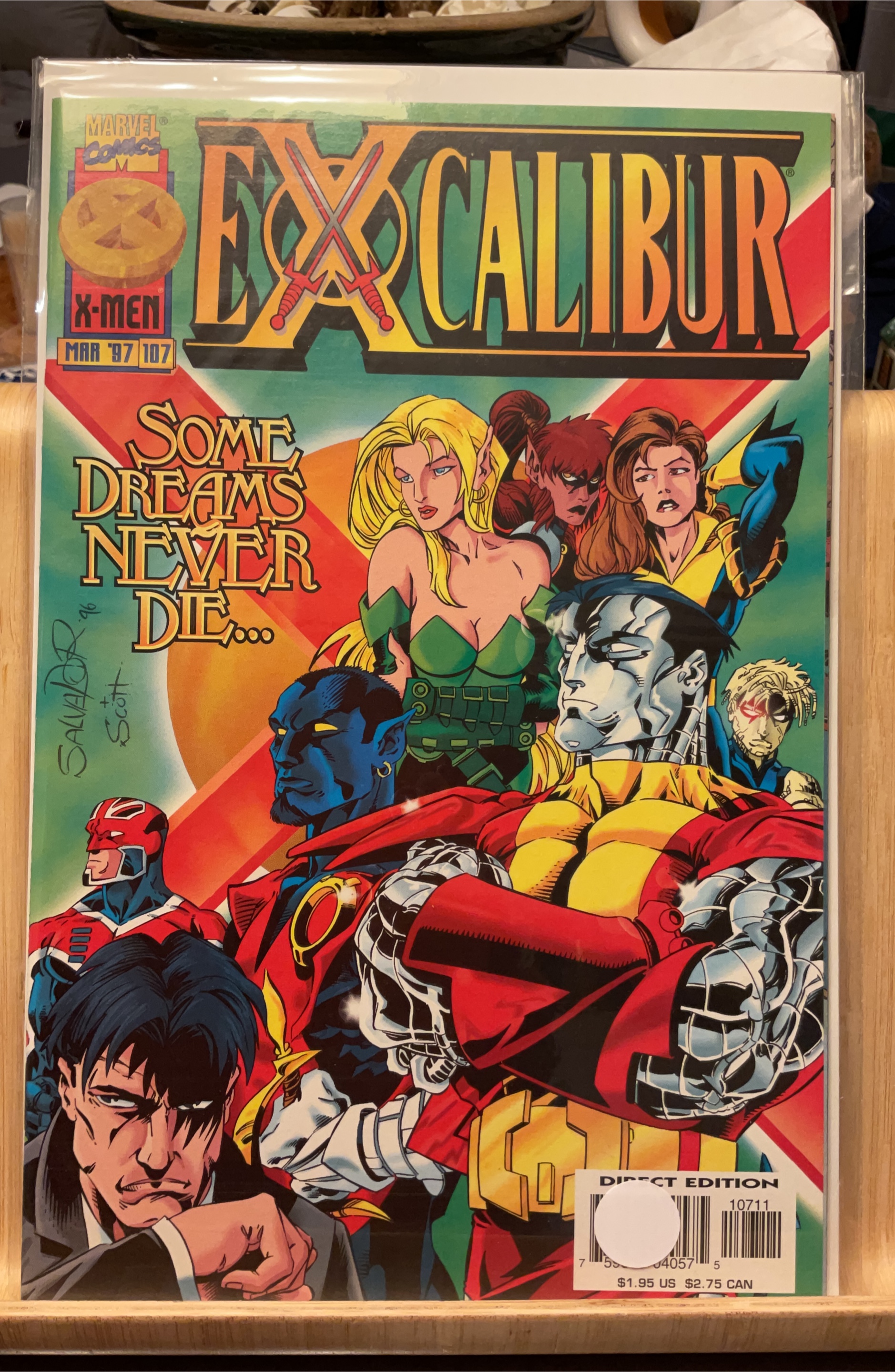 Excalibur X-Men Comic Book, March '97 thumbnail