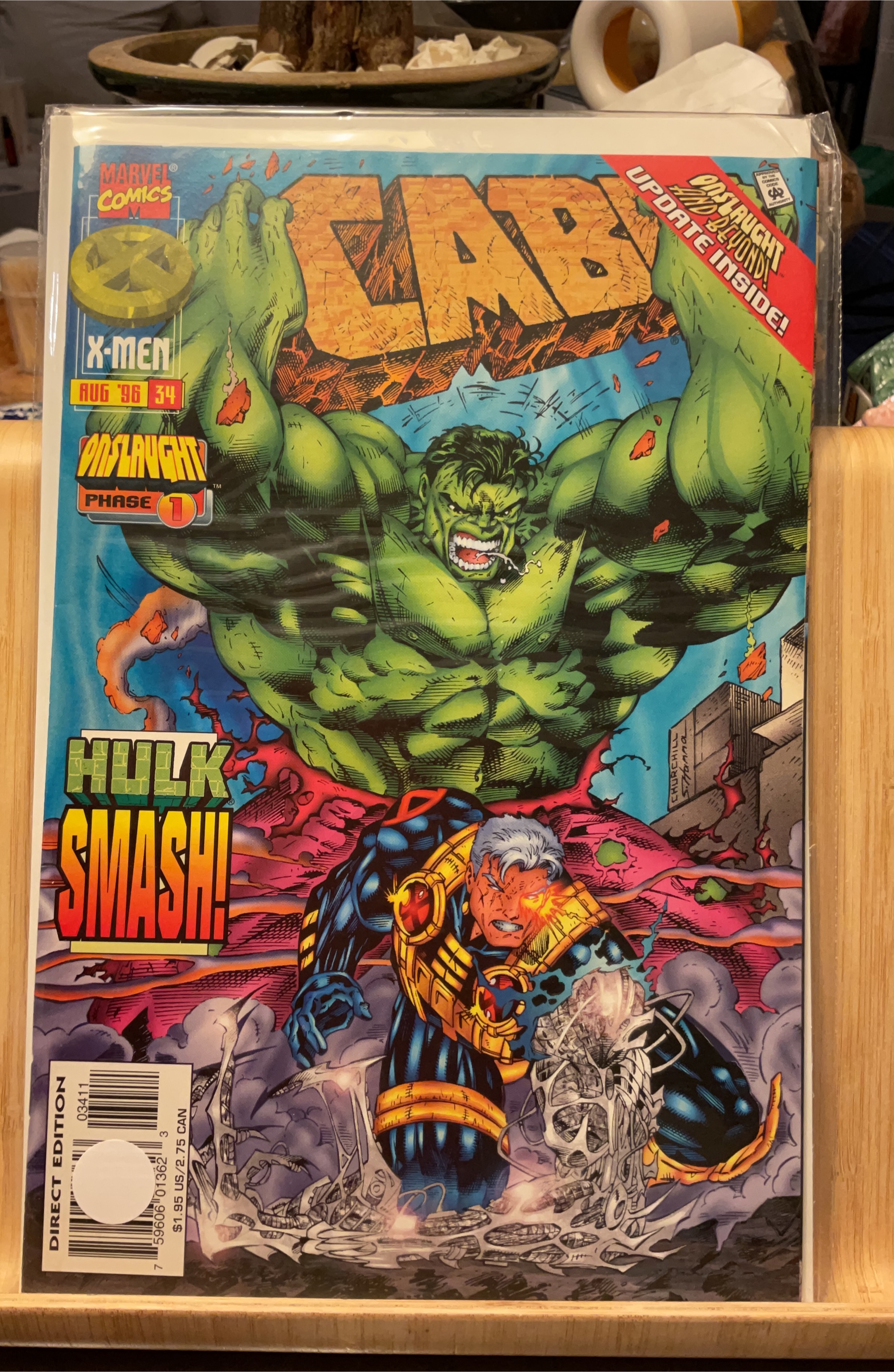 X-Men Cable #34 Comic Book - August 1996 thumbnail