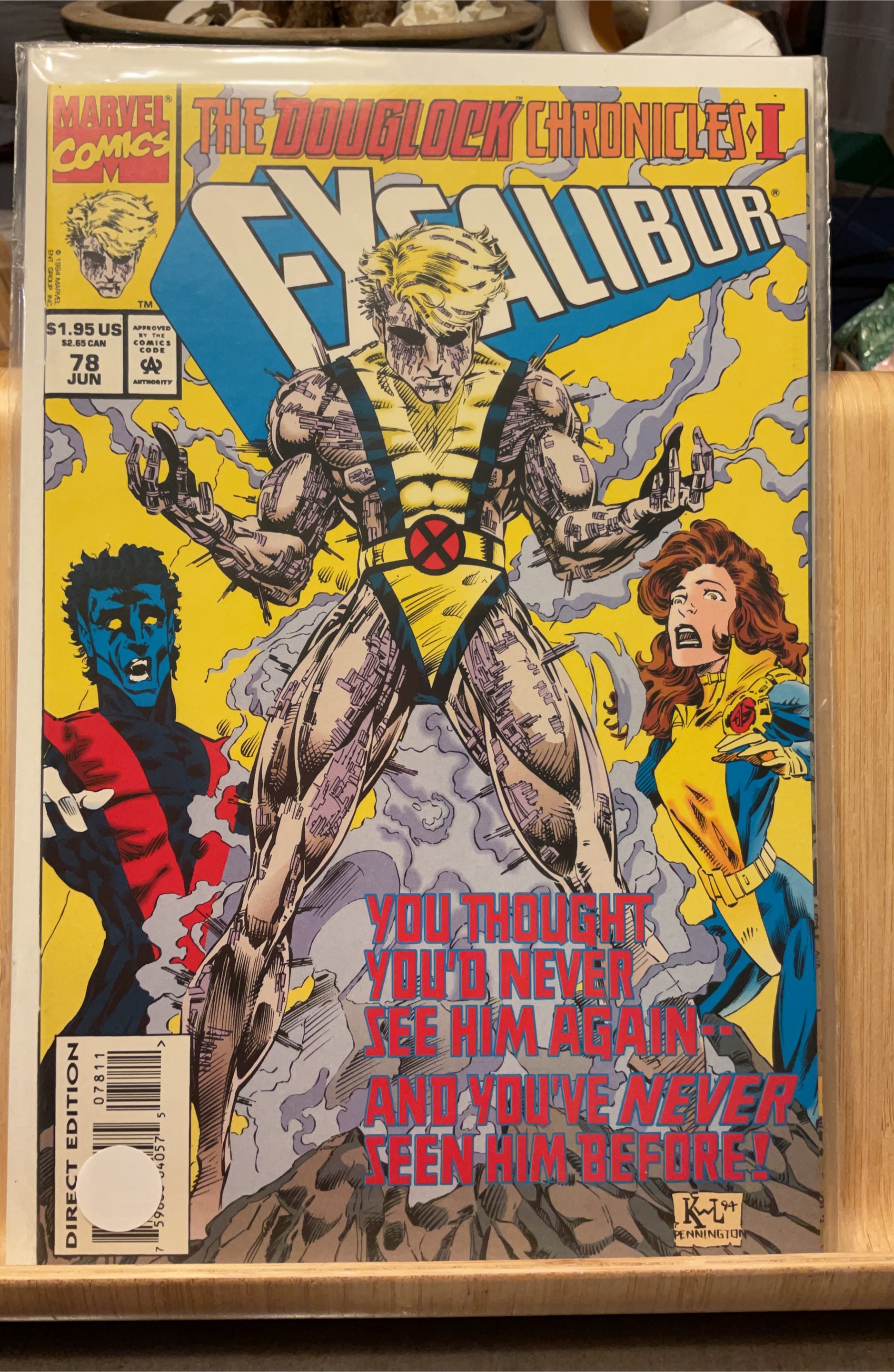 Excalibur #78 Marvel Comic Book - June 1994 thumbnail