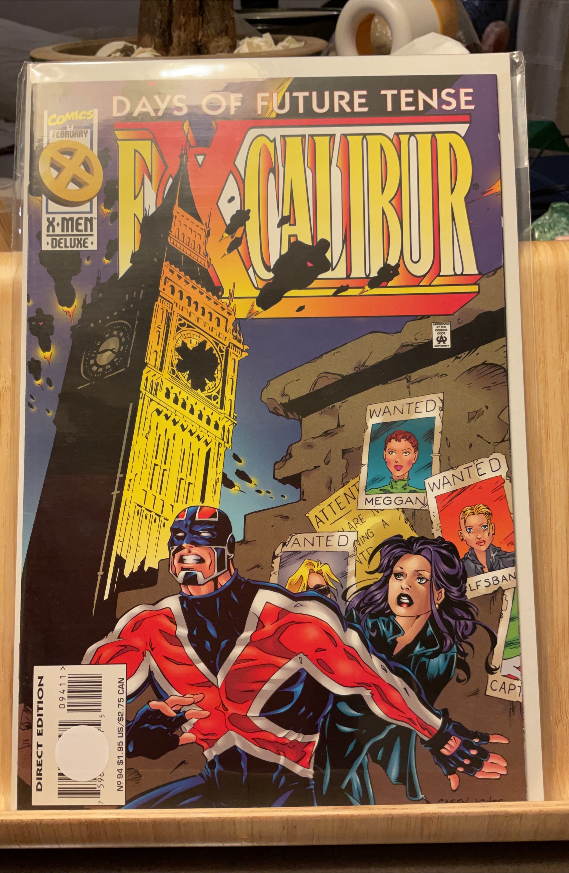 Excalibur #94 X-Men Deluxe Comic Book thumbnail