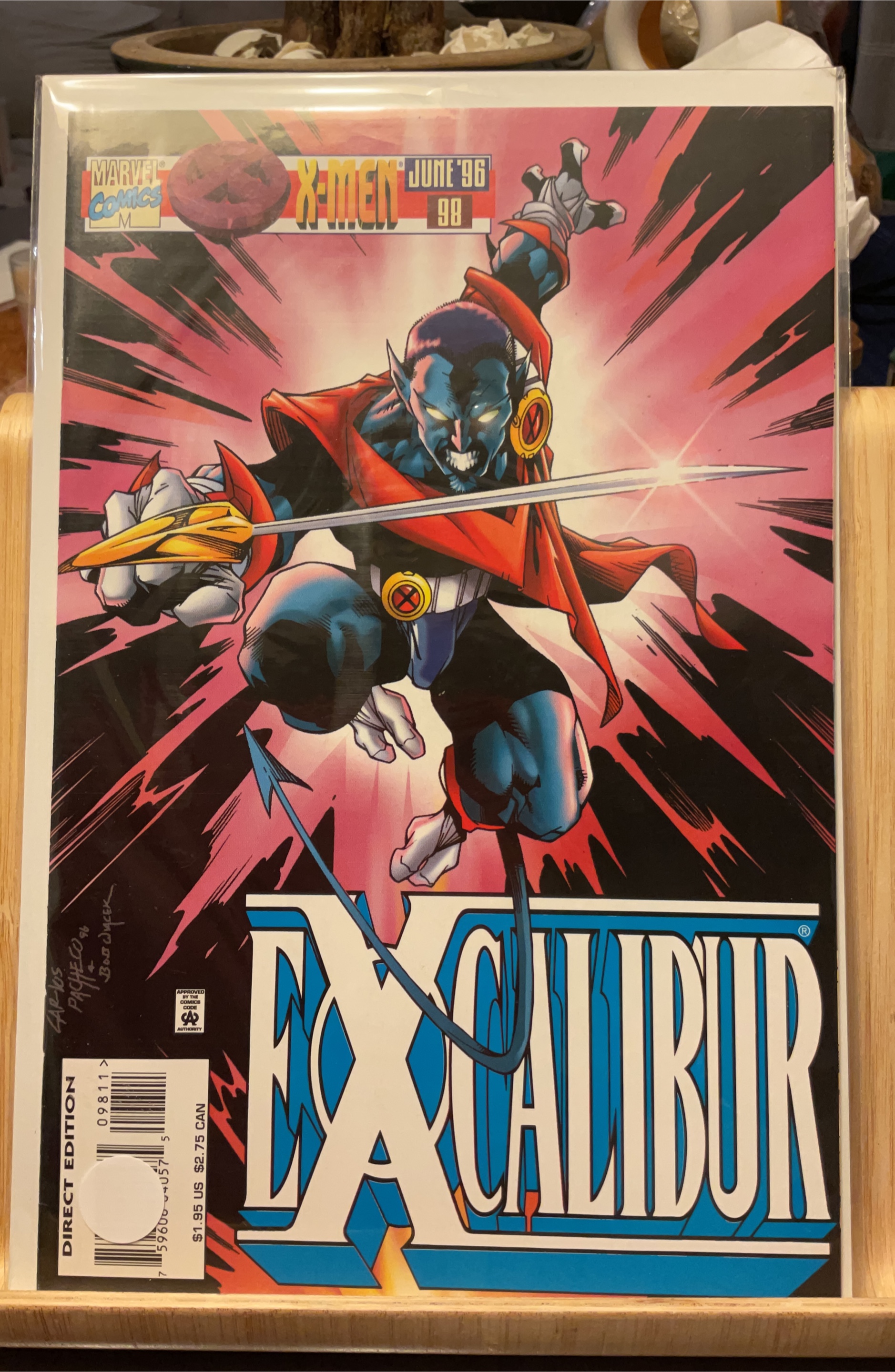 Excalibur #98 Marvel Comic Book June '96 thumbnail