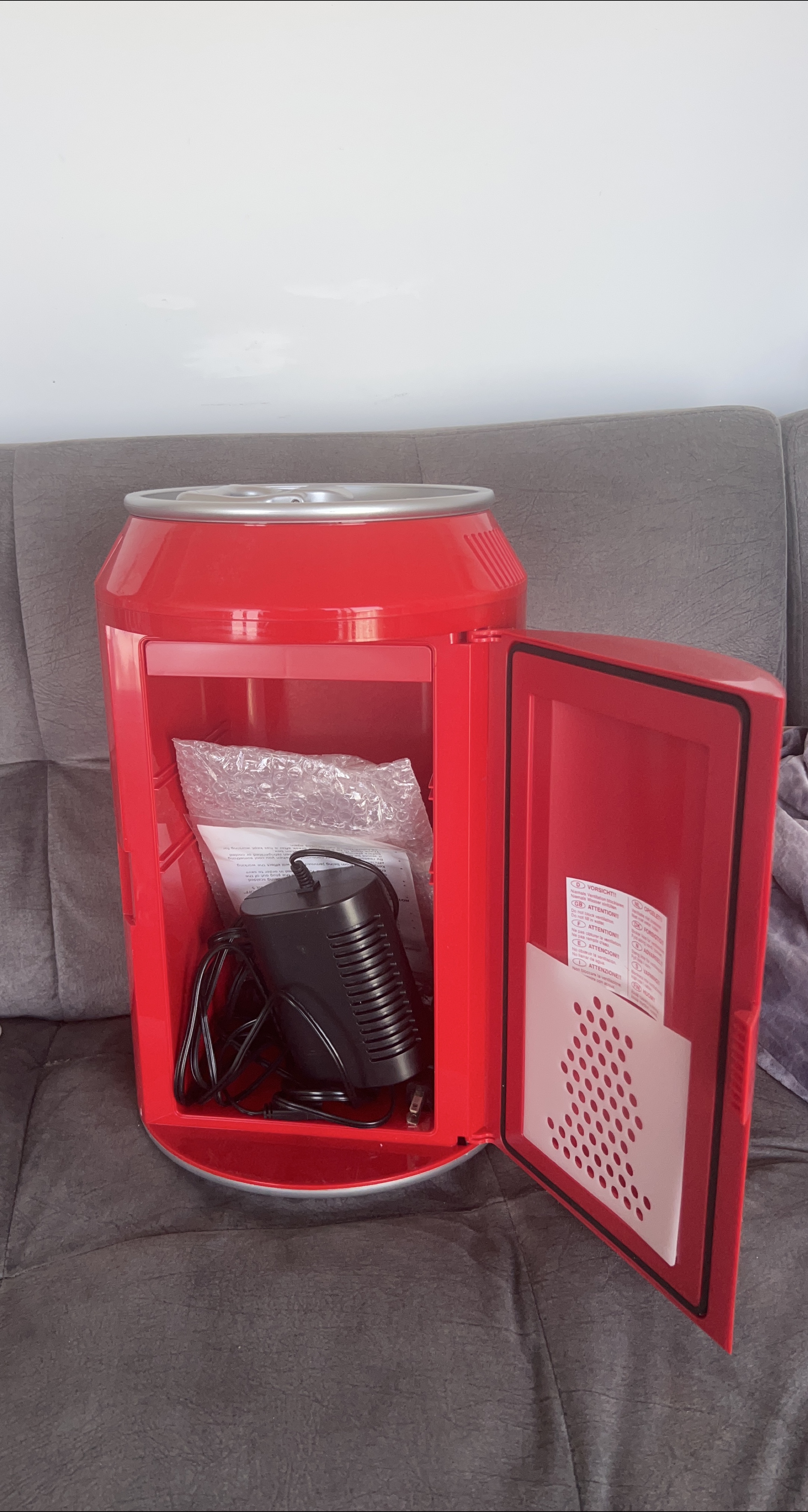 Can-Shaped Mini Fridge - NEW thumbnail