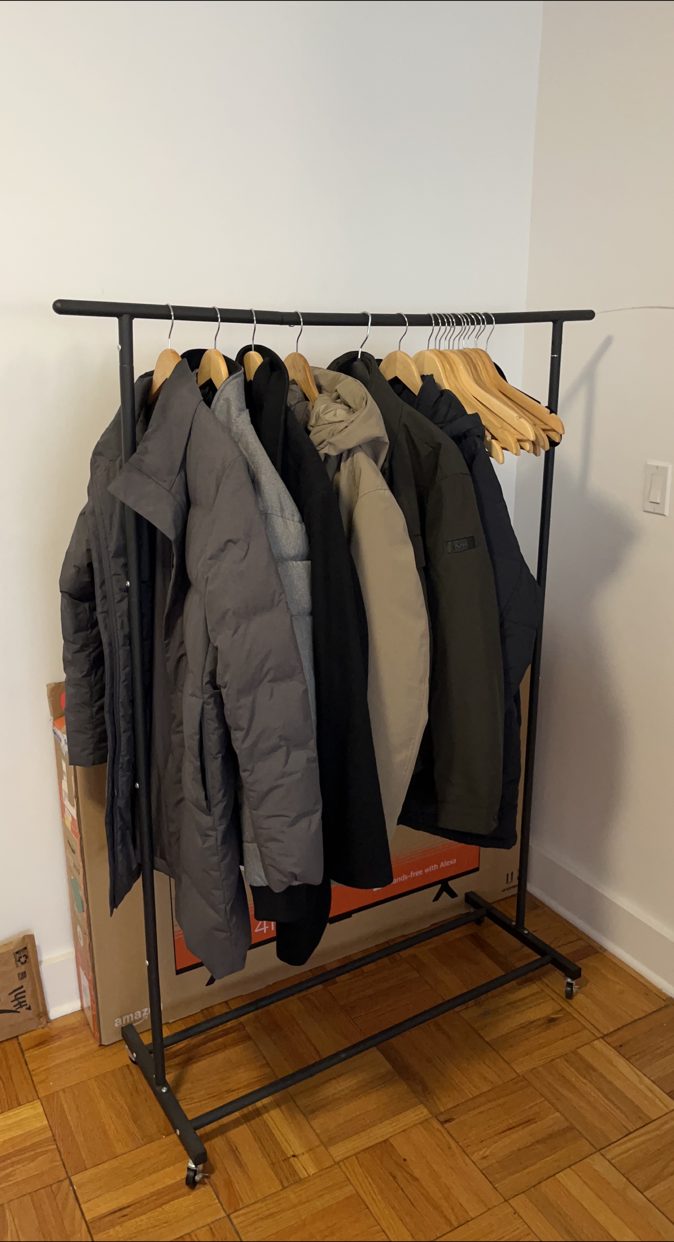 Clothing Rack on Wheels