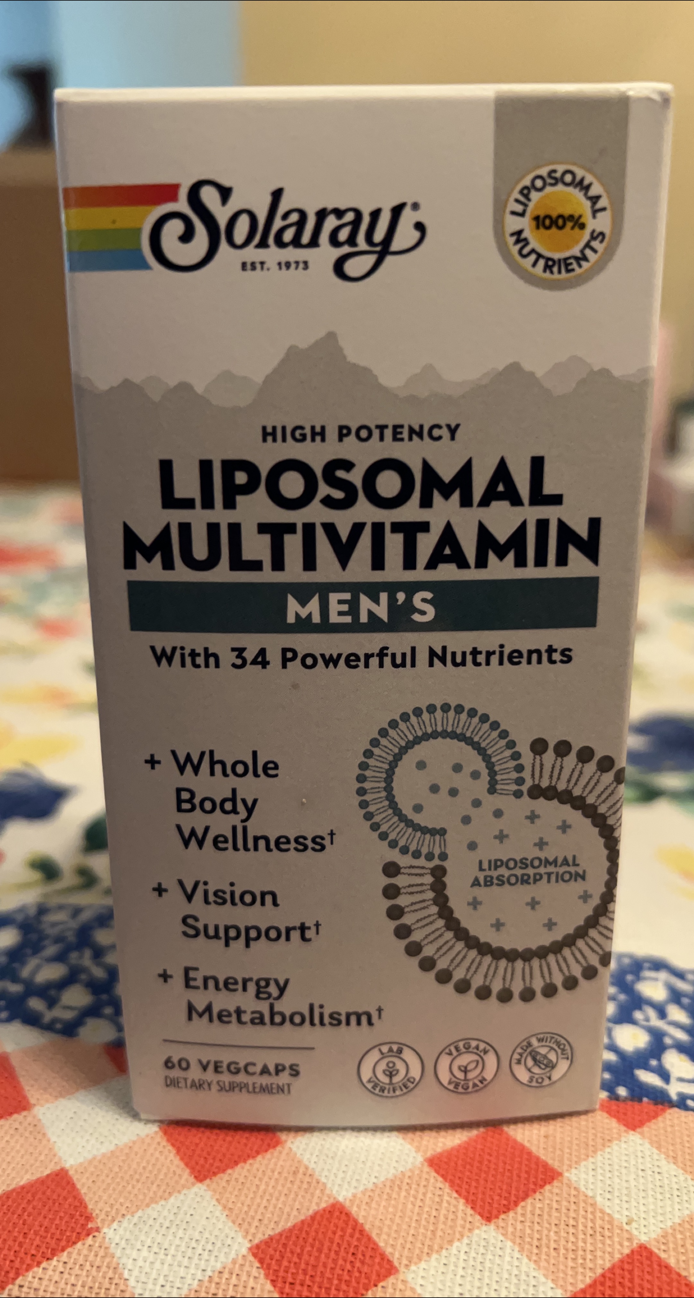 Solaray Liposomal Multivitamin Men's - New thumbnail