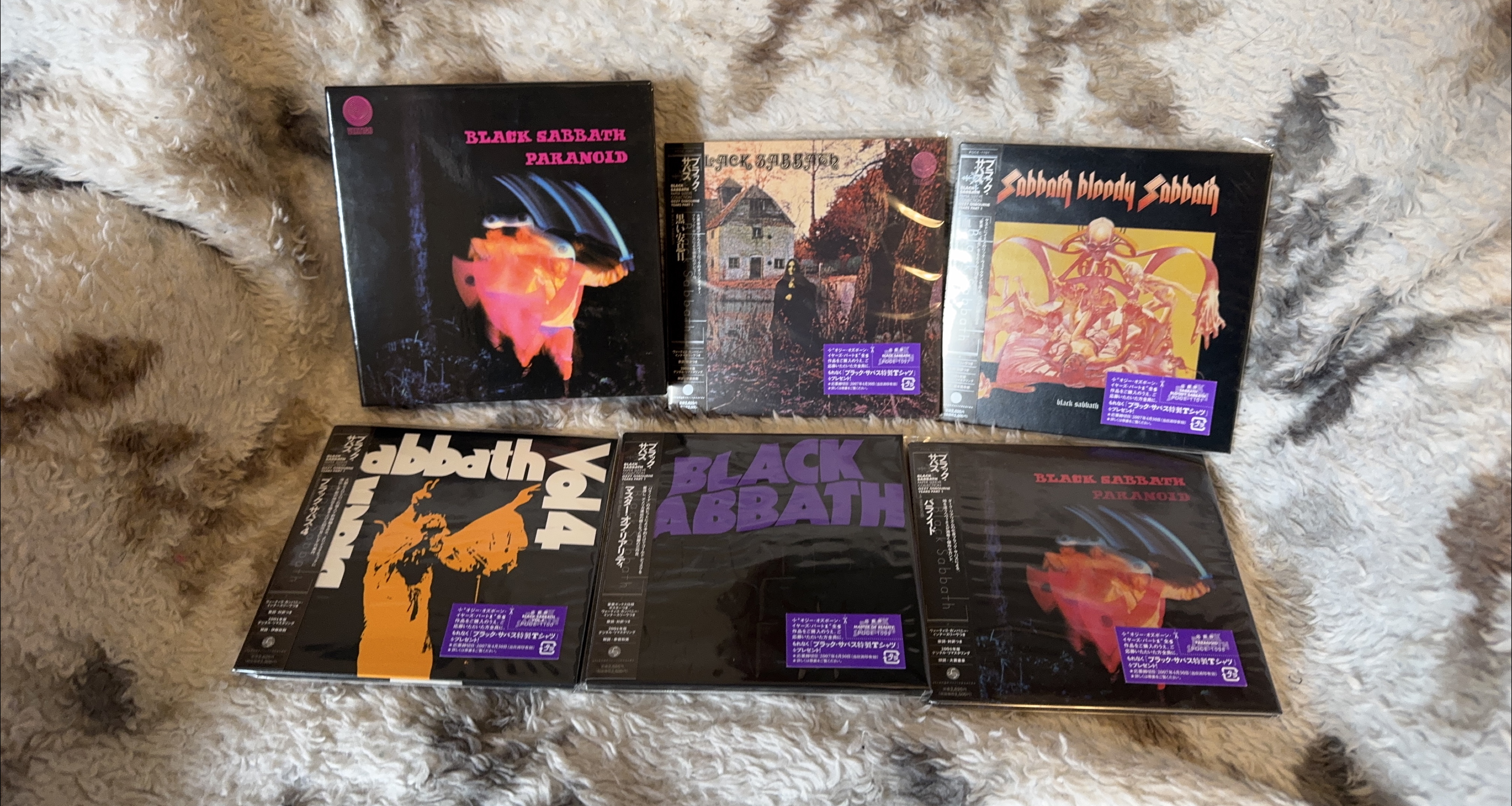 Black Sabbath 5cd mini lp CD Collection Japanese promo box thumbnail
