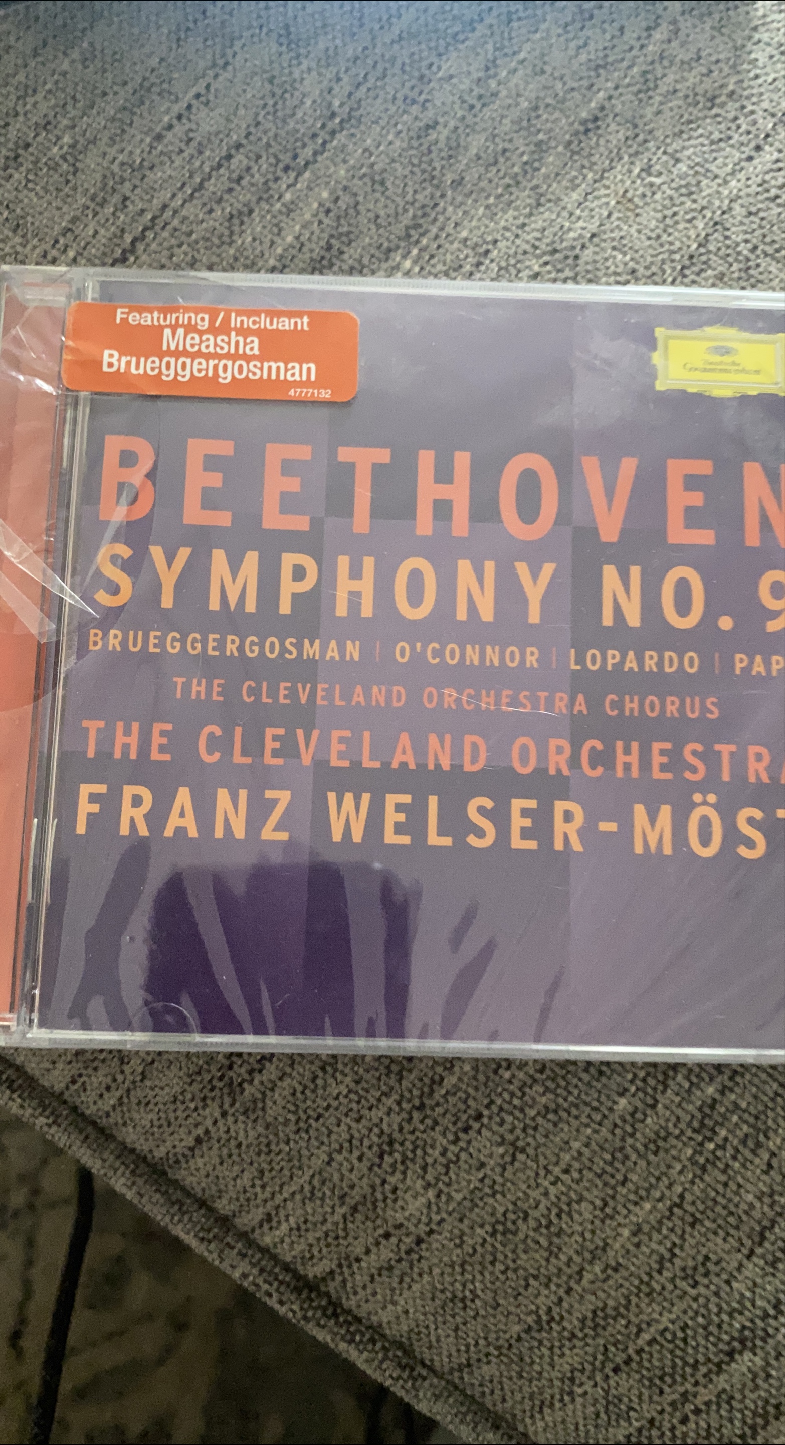 Beethoven Symphony No. 9 CD - The Cleveland Orchestra thumbnail