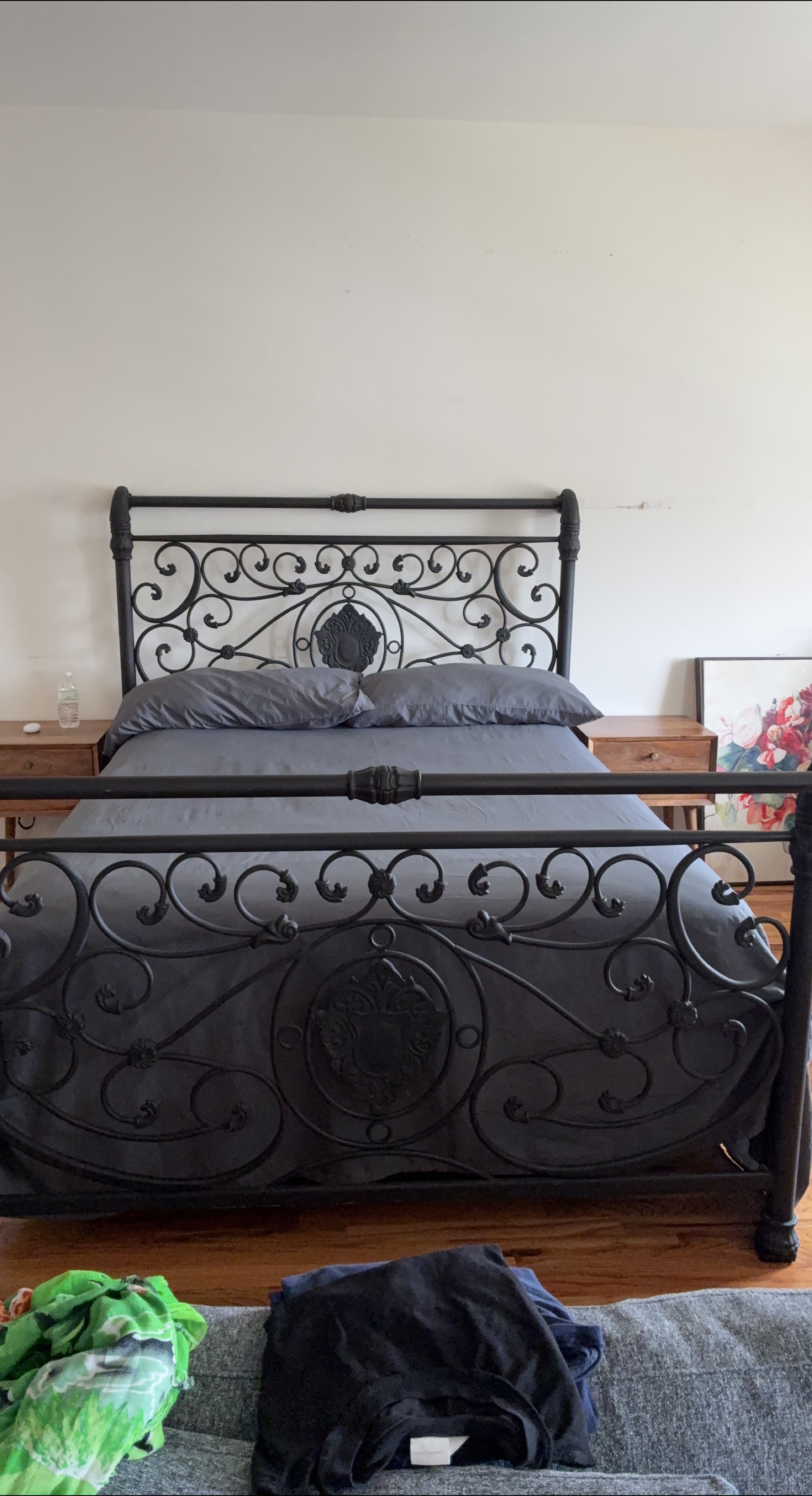 Black Metal Ornate Bed Frame thumbnail