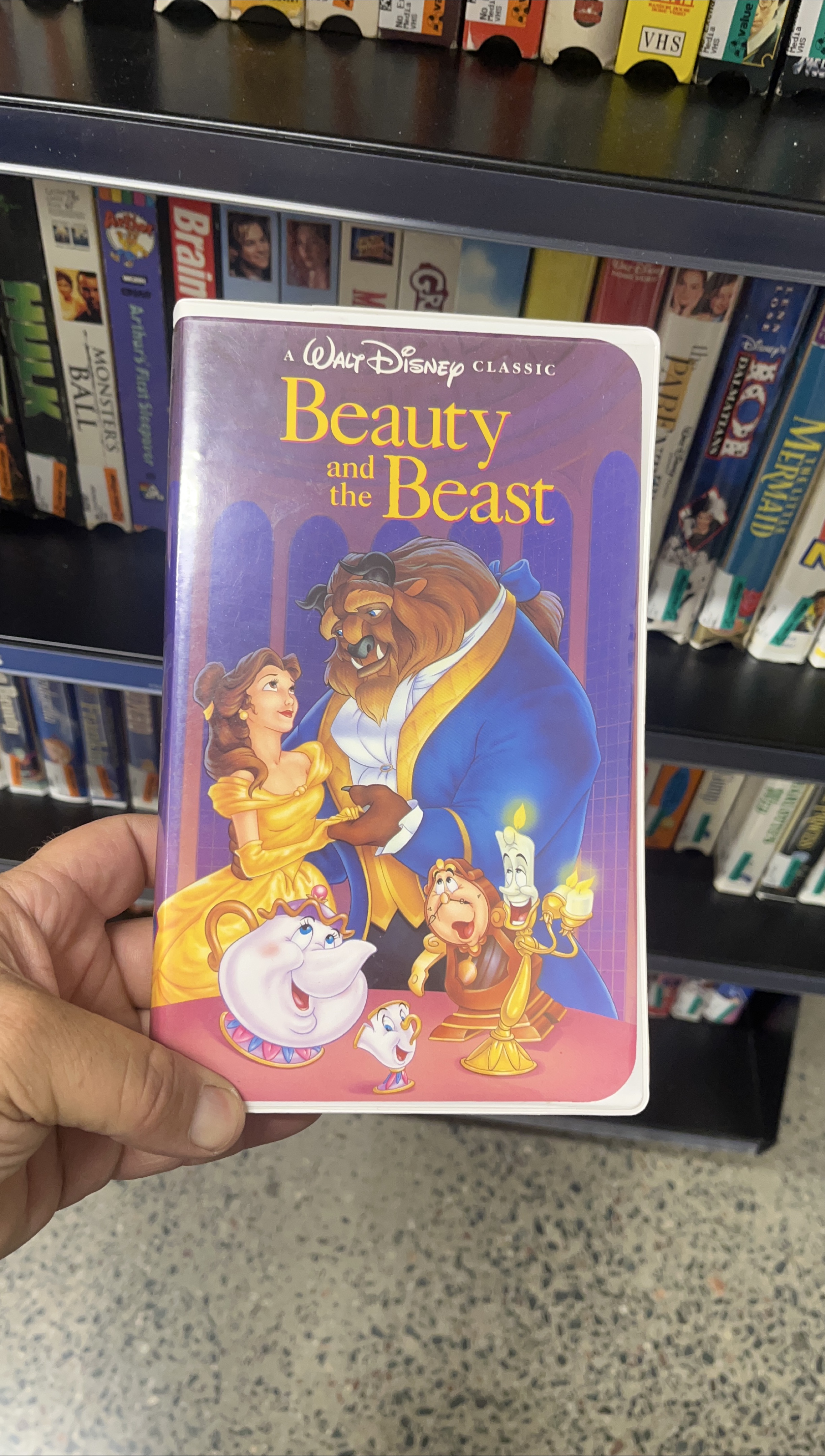 Walt Disney Classic Beauty and the Beast VHS thumbnail